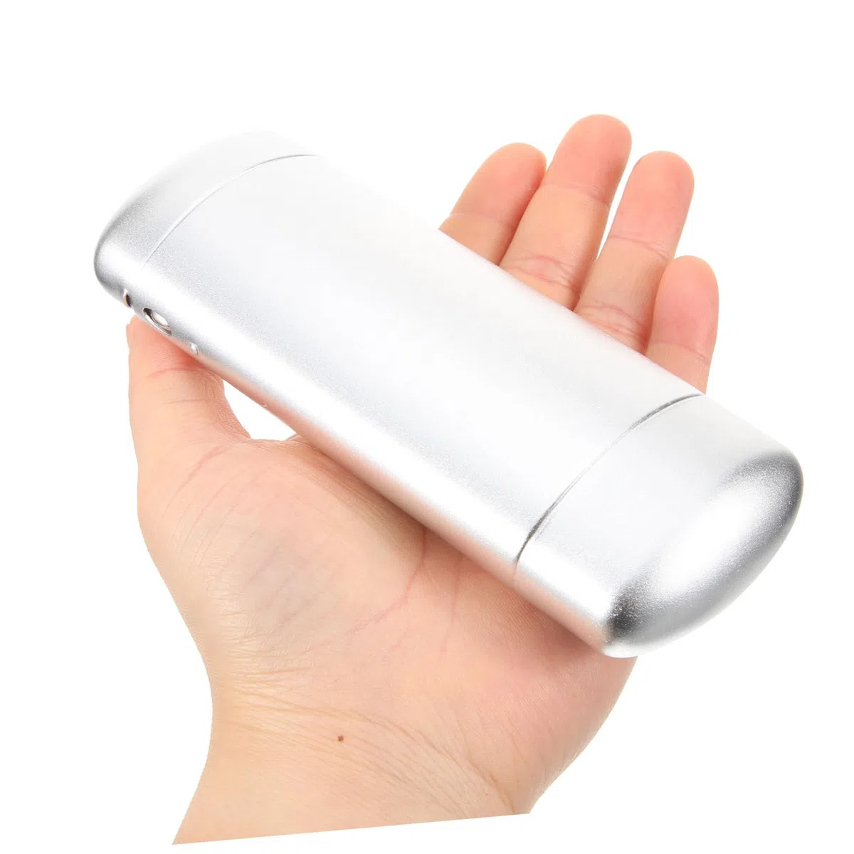 Homoyoyo estuche de aluminio para gafas sol estuche para anteojos protector estuche de anteojos caso estuche para gafas carcasa dura Estuches de anteojos aleación de aluminio Plata