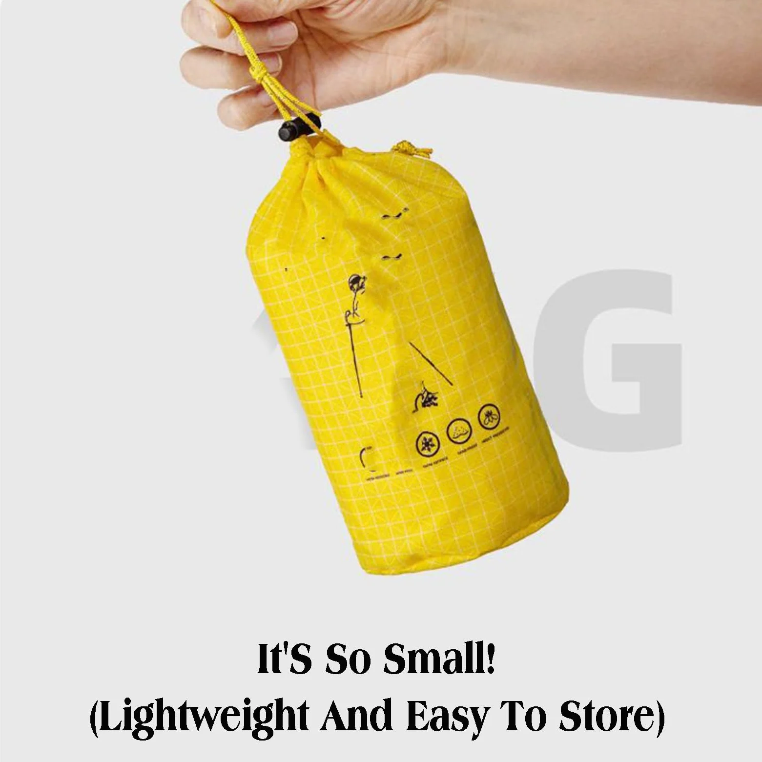 1 Par De Polainas Ligeras Y Ajustables For Botas De Senderismo con Bolsa De Almacenamiento, For Senderismo, Caminatas Y Escalada Al Aire Libre, Talla Única.(Yellow,L)