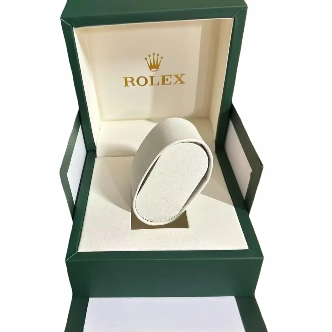 Compacta Vitrina Reloj Verde Única Ranura Caja Protección Soporte Rolex Box
