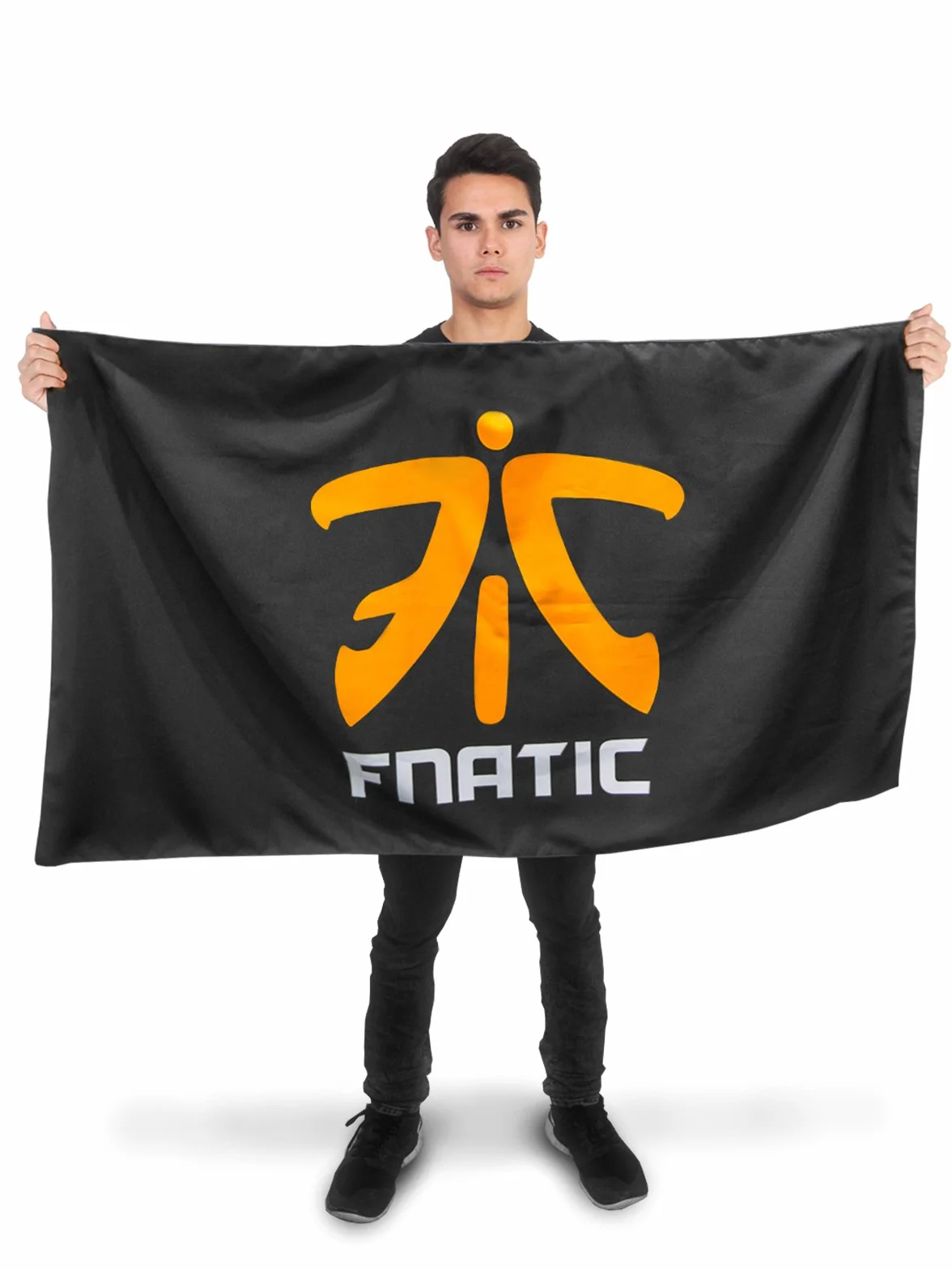 Fnatic Supporters Banner, Negro - 150cm x 90cm