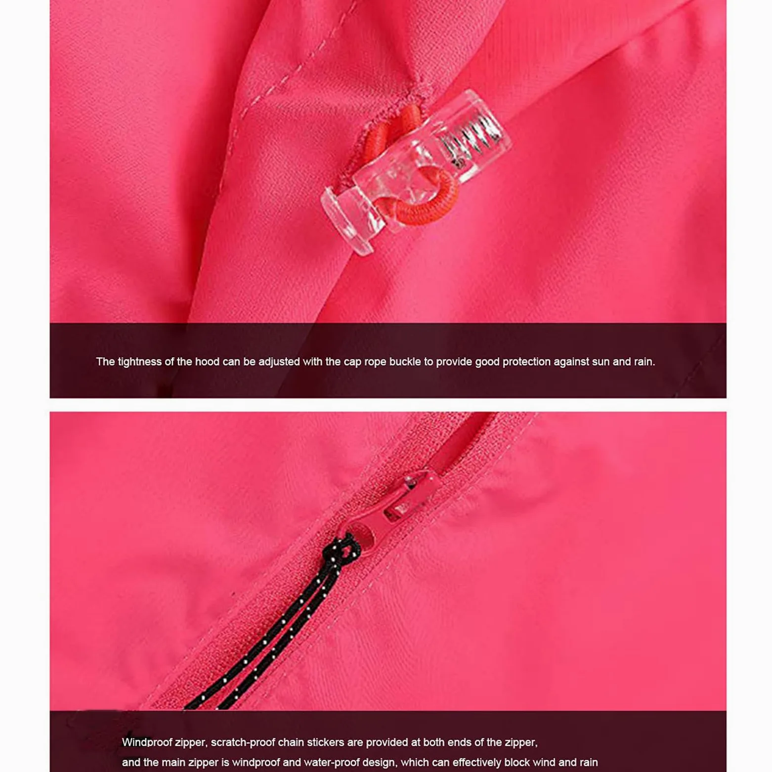 ARMAAN Chaqueta De Ciclismo Para Hombre Con Mangas Desmontables, Impermeable Y Transpirable, Capucha Incorporada Y Cuello Alto, Para Ciclismo Running Actividades Outdoor Caminatas Y Golf