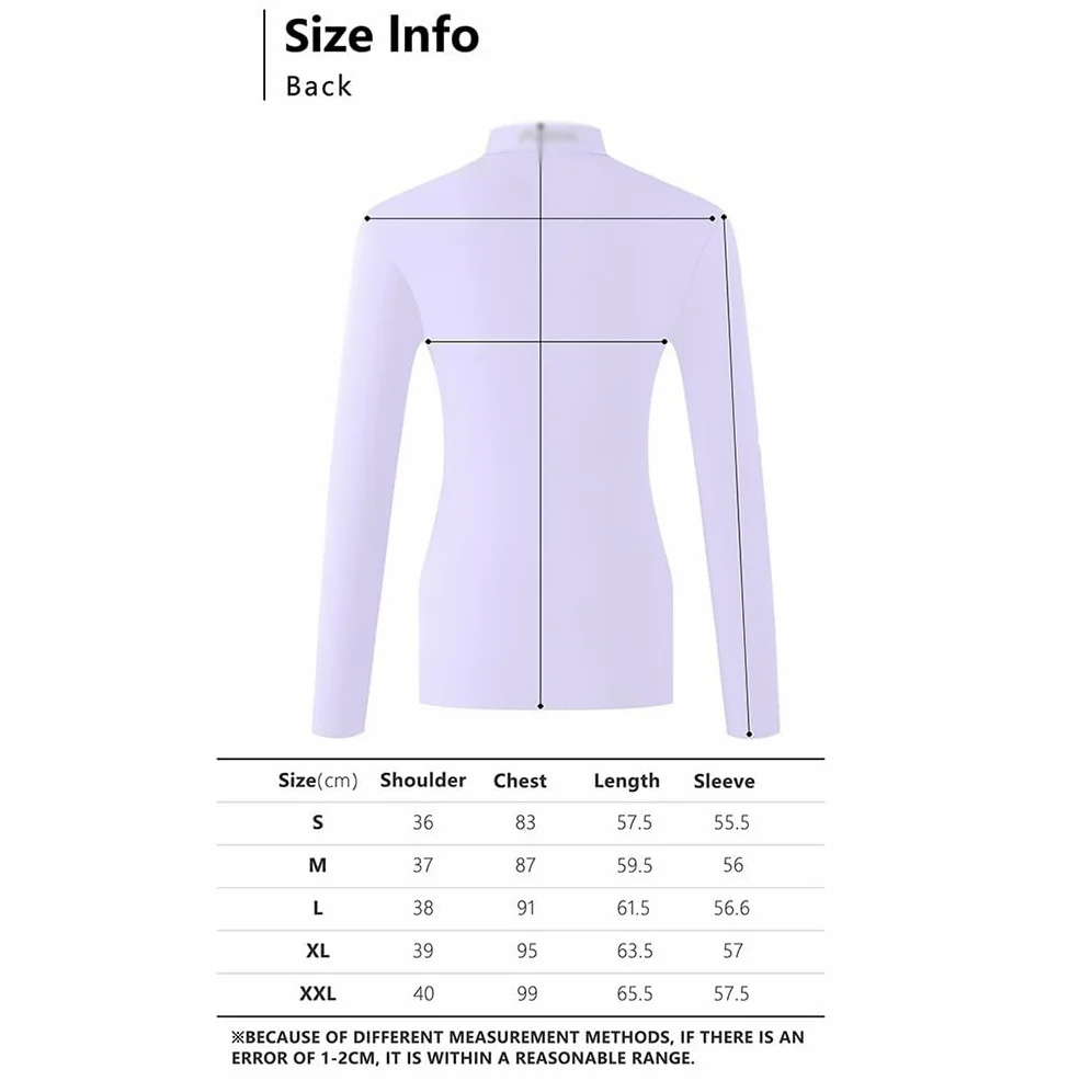 Polos Golf Mujer Dry Fit Manga Larga Tenis Tops Botones Running Workout Athletic Pullover