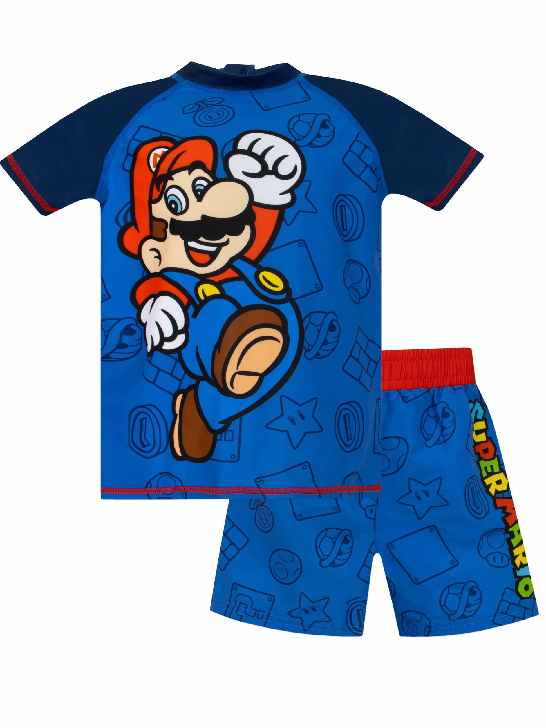 Super Mario Traje De Baño Bañador Natacion Niño