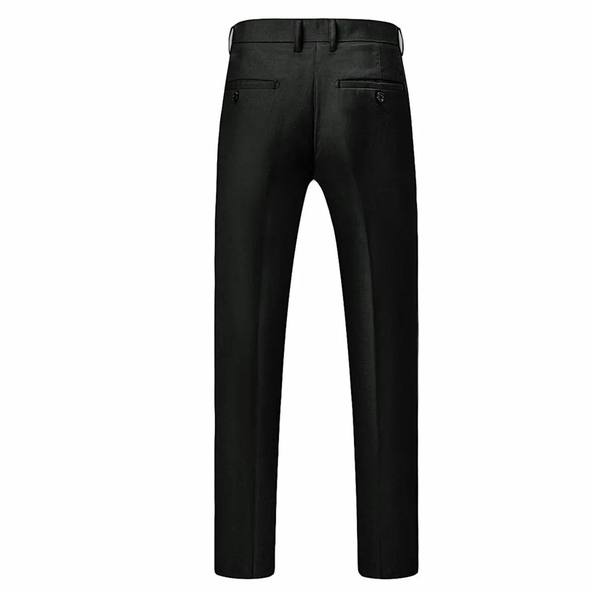 Allthemen Traje de Hombre de 2 Piezas Monocolor con un botón y Abertura en la Parte Trasera (Blazer + Pantalones)