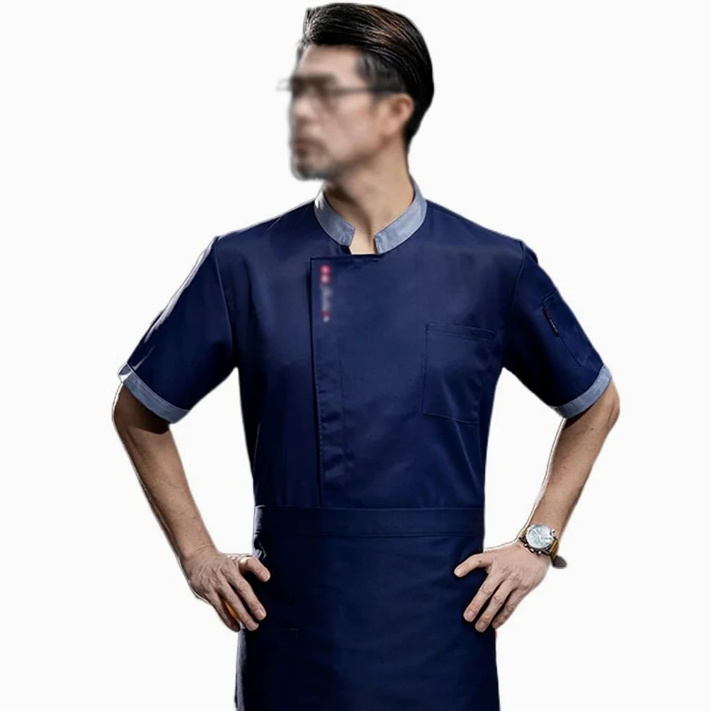 La Chaqueta Personalizada Uniforme del Cocinero de la Capa del Cocinero de la Ropa del Cocinero para los Hombres se refresca con la Malla Respirable