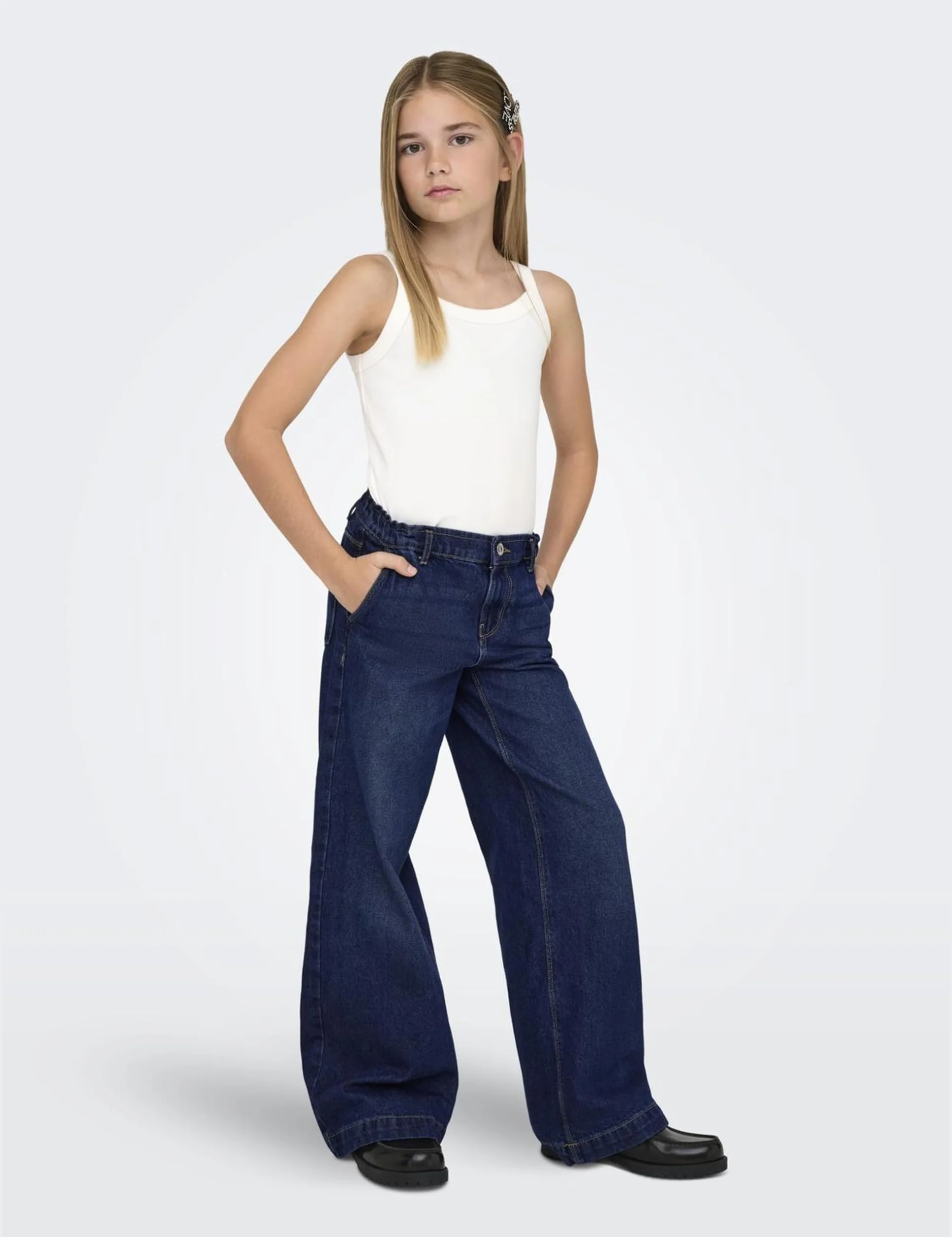 KIDS ONLY Kogcomet Wide Dnm PIM Noos - Pantalón Niñas