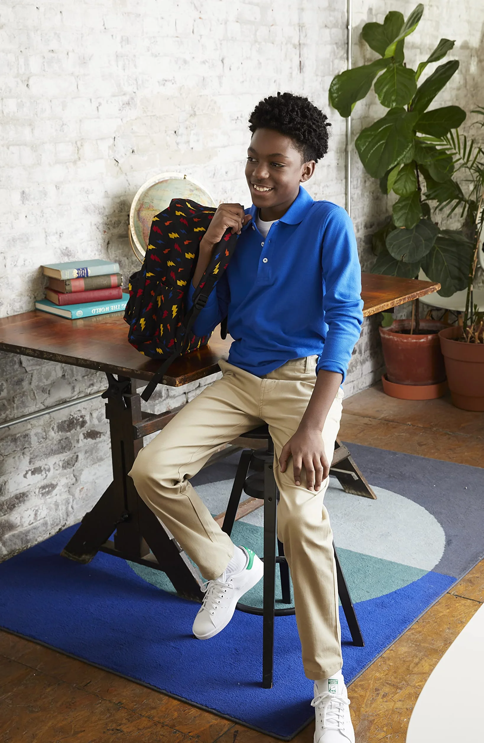 French Toast Pantalón Chino Recto elástico para niño