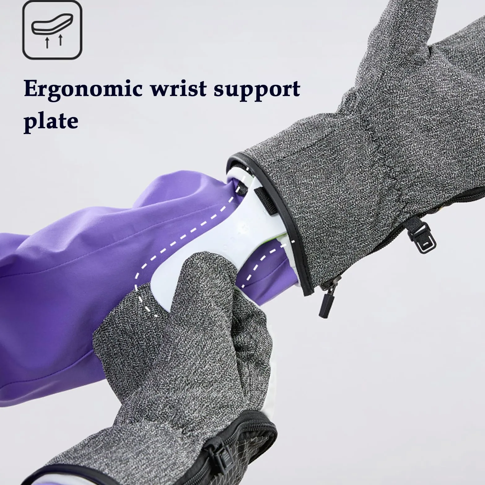 Guantes de Esquí, Manoplas cálidas de Invierno para Hombre Mujeres, Guantes de Moto Invierno Impermeable, Regalos para Hombres y Mujeres,[a] White,M