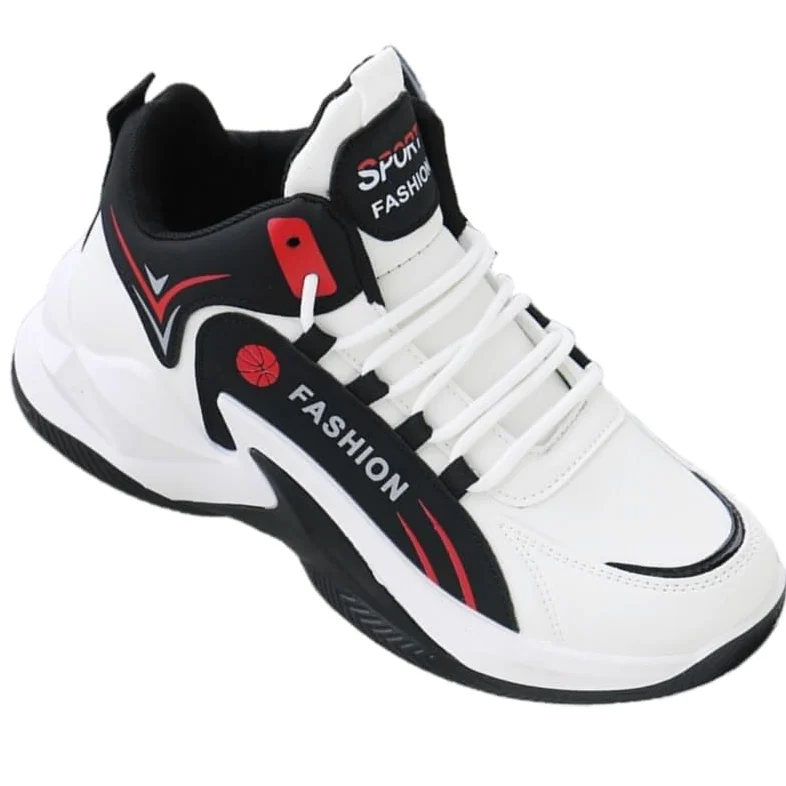 Zapatillas de Baloncesto de caña Alta for Hombre, Transpirables, Antideslizantes, Resistentes al Desgaste y con absorción de Impactos, for Deportes al Aire Libre.