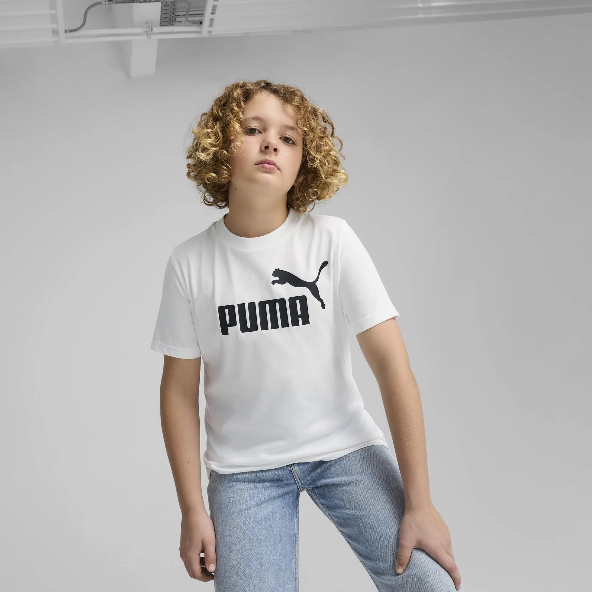 Puma ESS Logo tee B Camiseta Niños Pack de 1