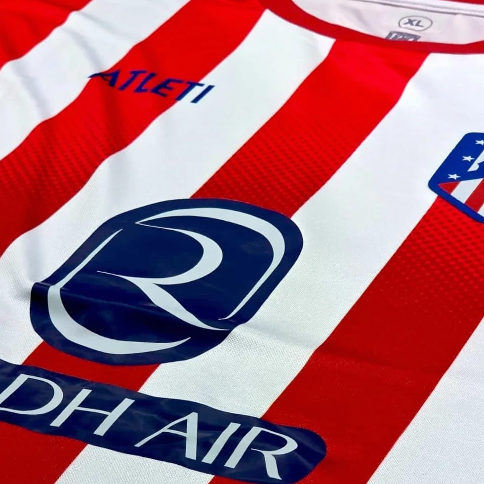 Atletico DE Madrid Camiseta Personalizable Primera Equipación Temporada 2023-2024 Réplica Oficial - Tallas Adulto