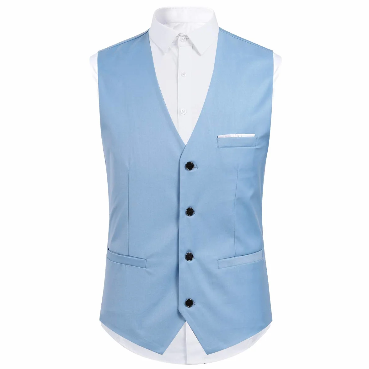 Sliktaa Traje Hombre 3 Piezas Slim Fit Formal Smoking Boda Negocios Noche (Chaleco y Pantalones), rojo