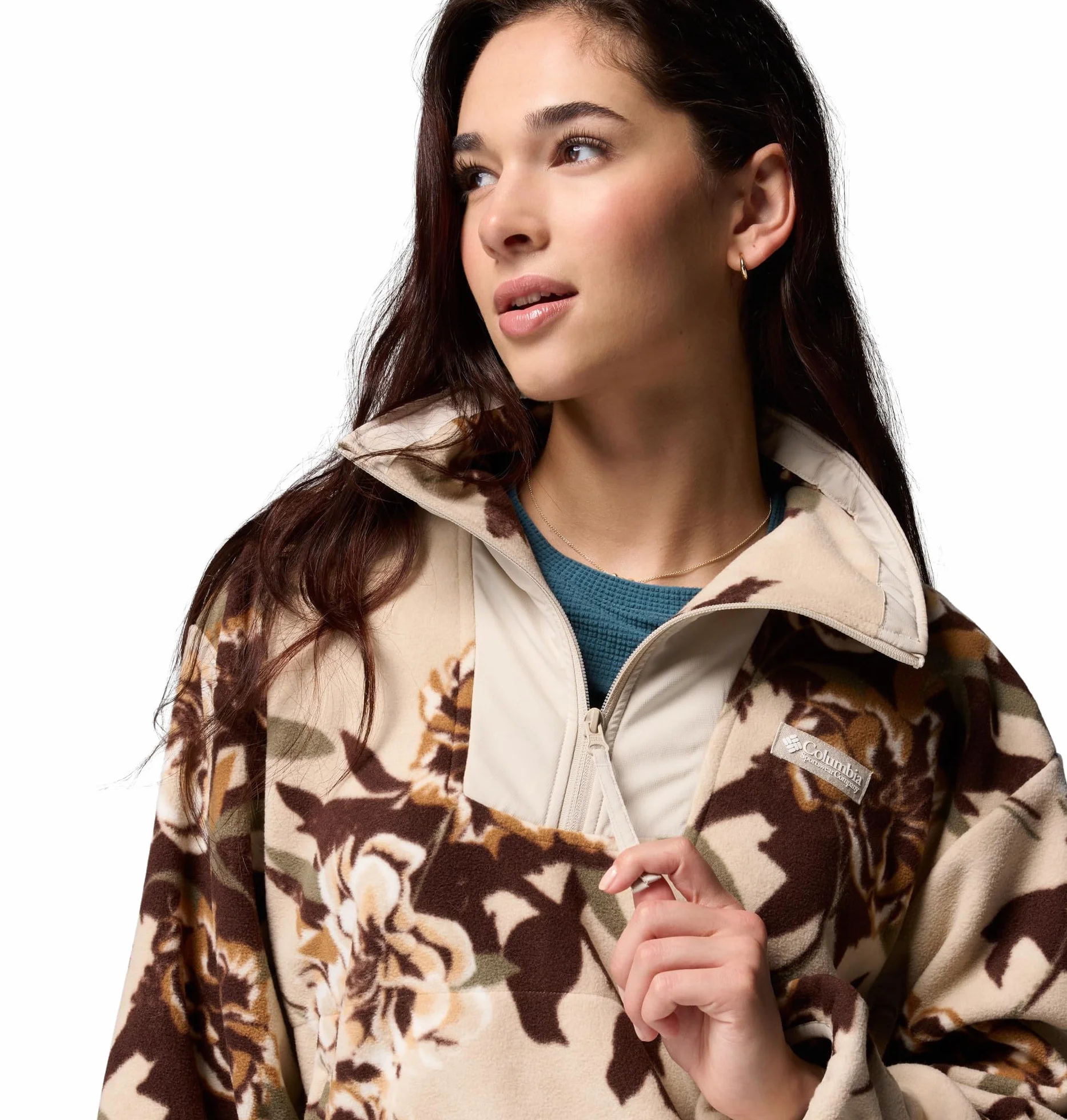 Columbia Sequoia Grove Printed Half Zip Forro Polar Mujer