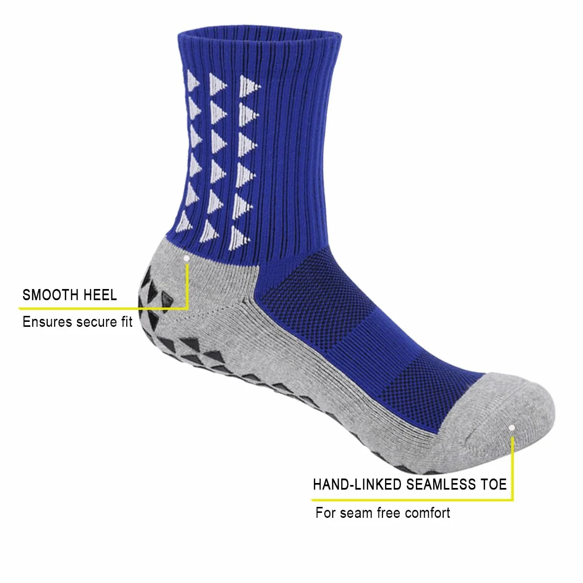 12 pares de calcetines tobilleros con cojín, calcetines deportivos para correr atléticos, calcetines de algodón antiampollas para hombres y mujeres, azul, 12 Pares Azul, 3-5