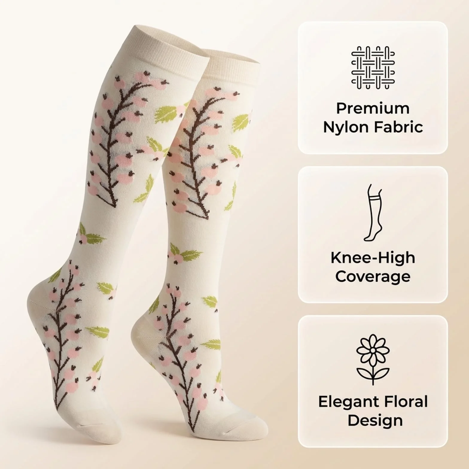 LEOSTEP Calcetines de Compresión para Hombres y Mujeres 6 Pares