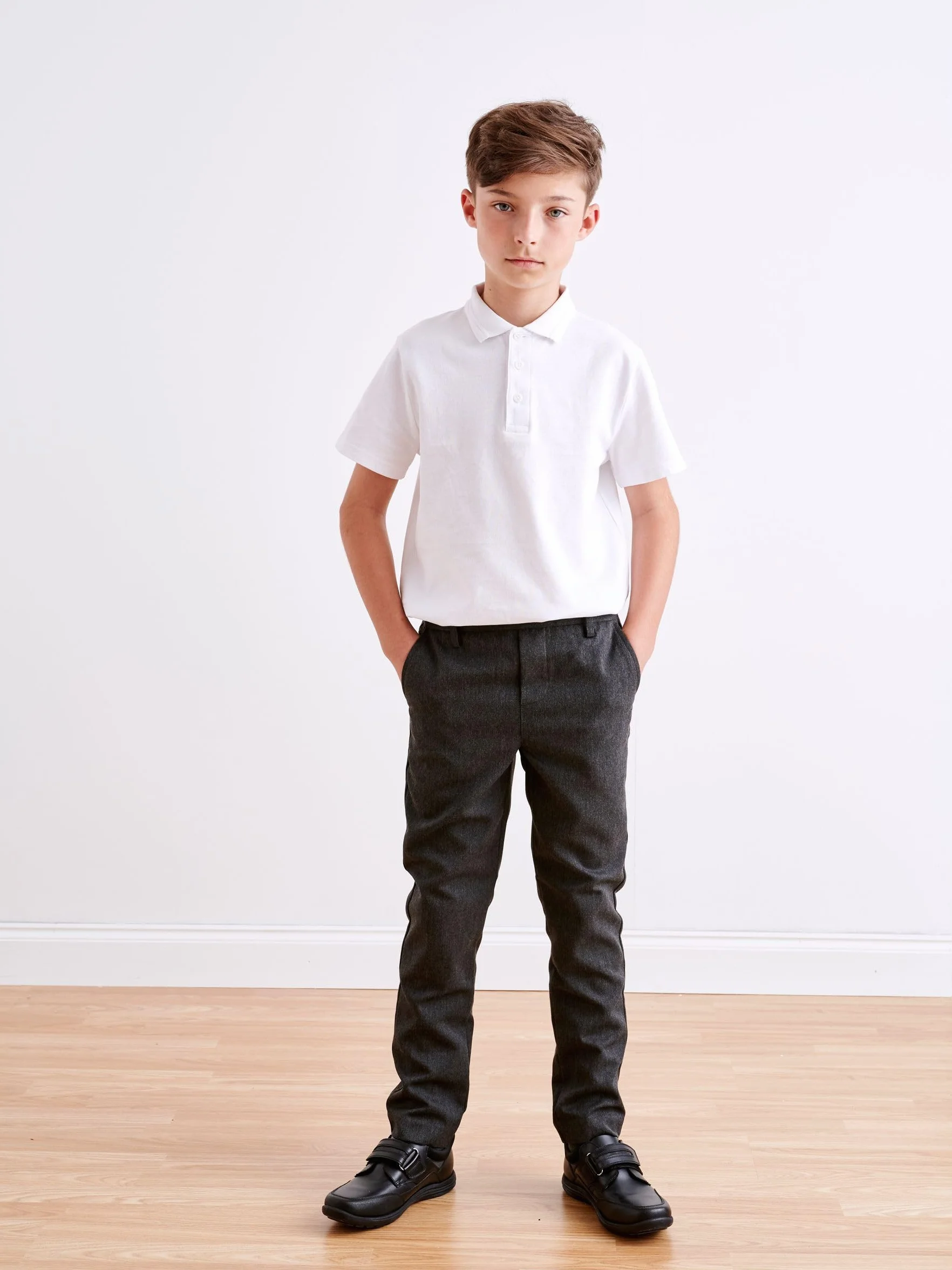 NEXT Niños Pantalones de Vestir Escolares Corte Recto