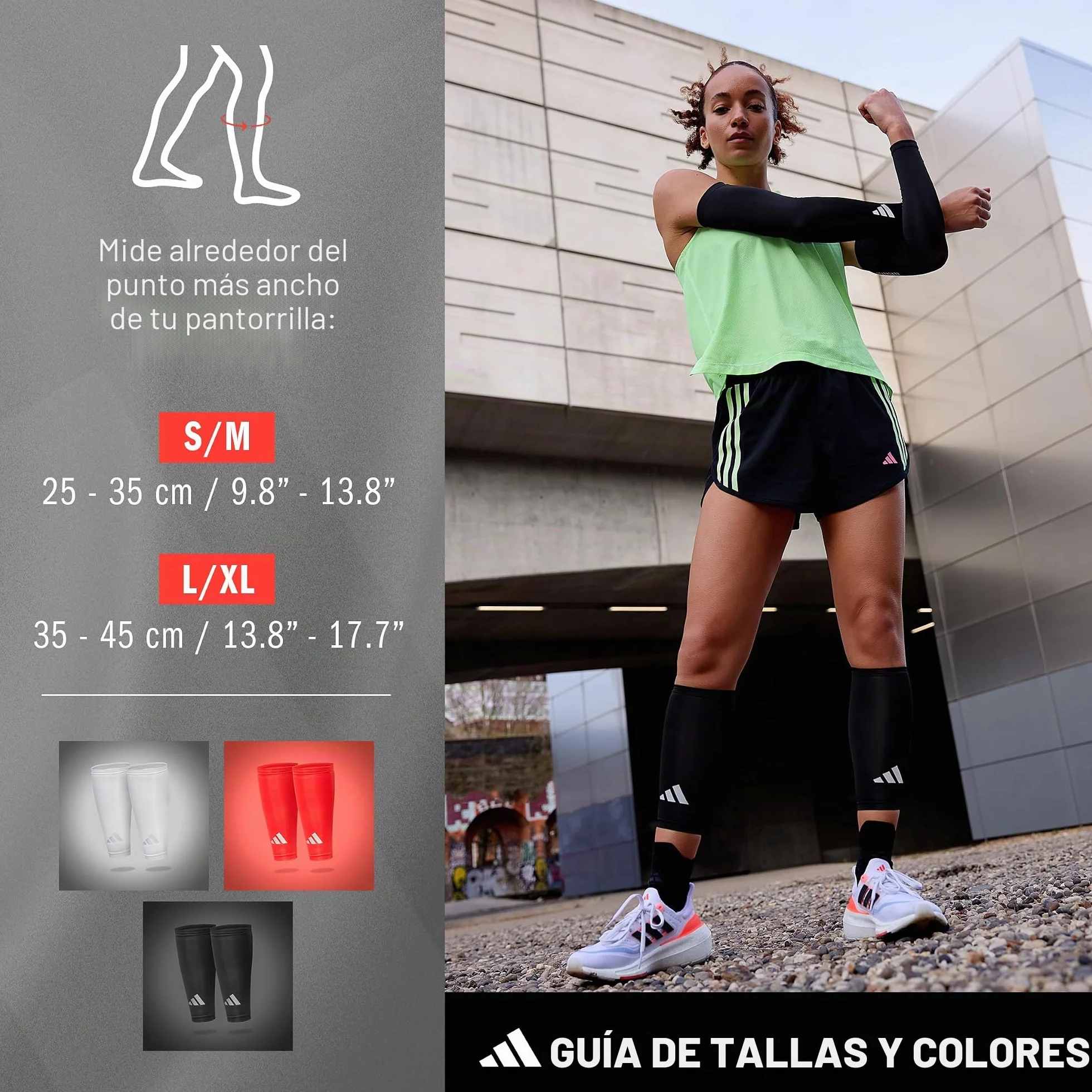 adidas Aeroready Kompressions-wadenbandagen Medias de compresión para pantorrilla Unisex adulto