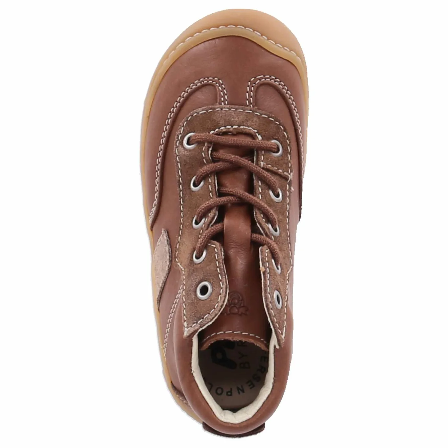PEPINO 50 1205402/260 - Zapatillas unisex para aprender a andar (piel, talla 18), color marrón