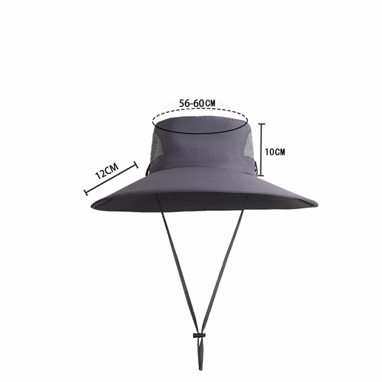 Sombrero de tela desmontable ventilador de alta carga USB energía solar para todos épocas, asesor solar