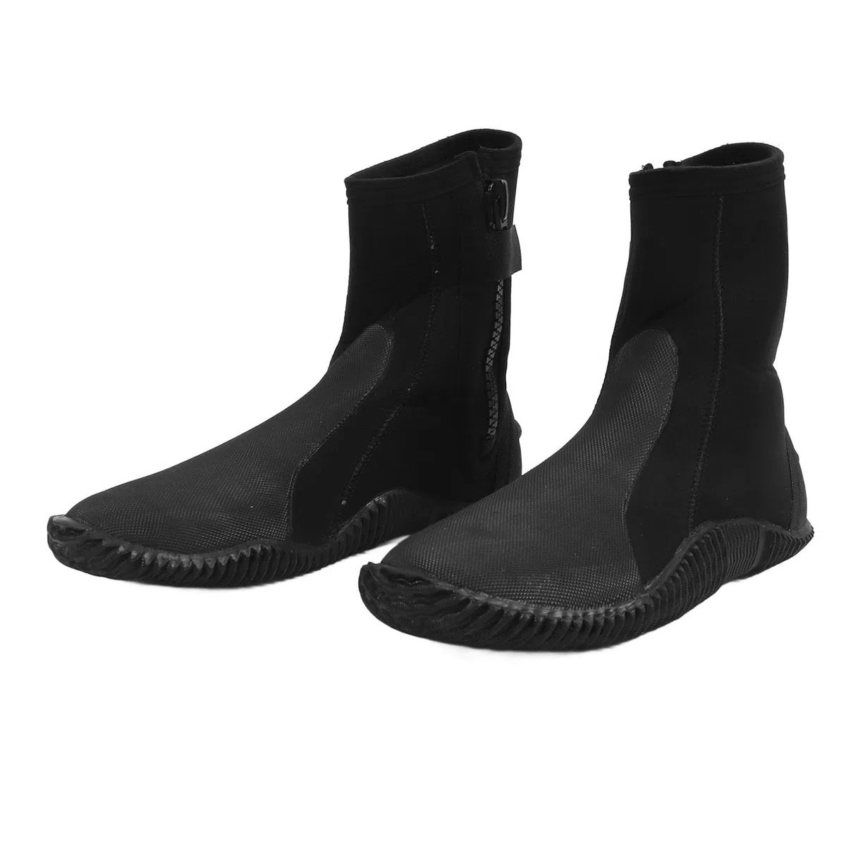 Botas de Buceo, Botines de Playa con Cierre de Bucle Superior de 5 Mm de Fáciles de Quitar para Deportes Acuáticos (Talla 12)