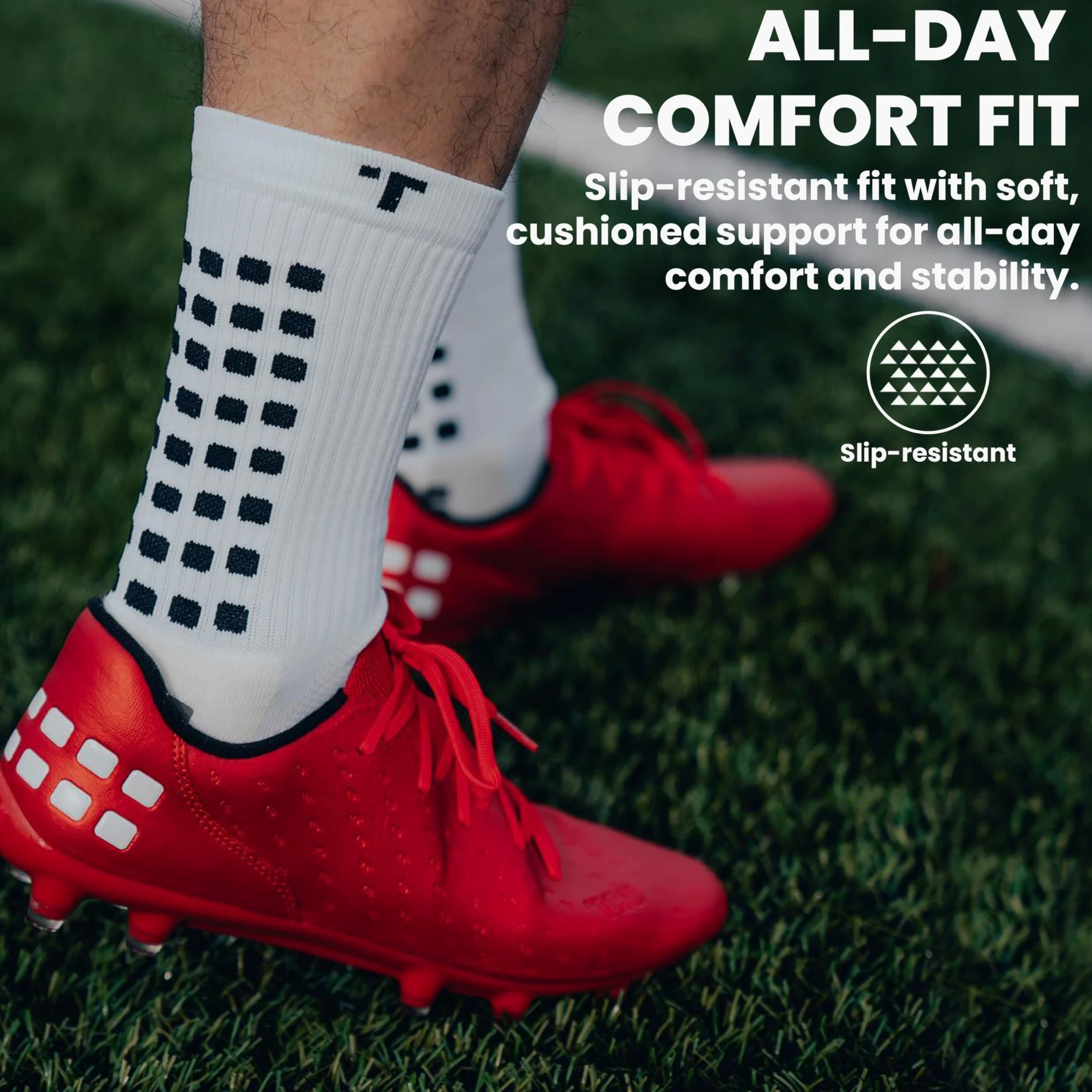 Trusox 3.0 Cushion Crew Socks Calcetines de fútbol Unisex adulto (Pack de 1)