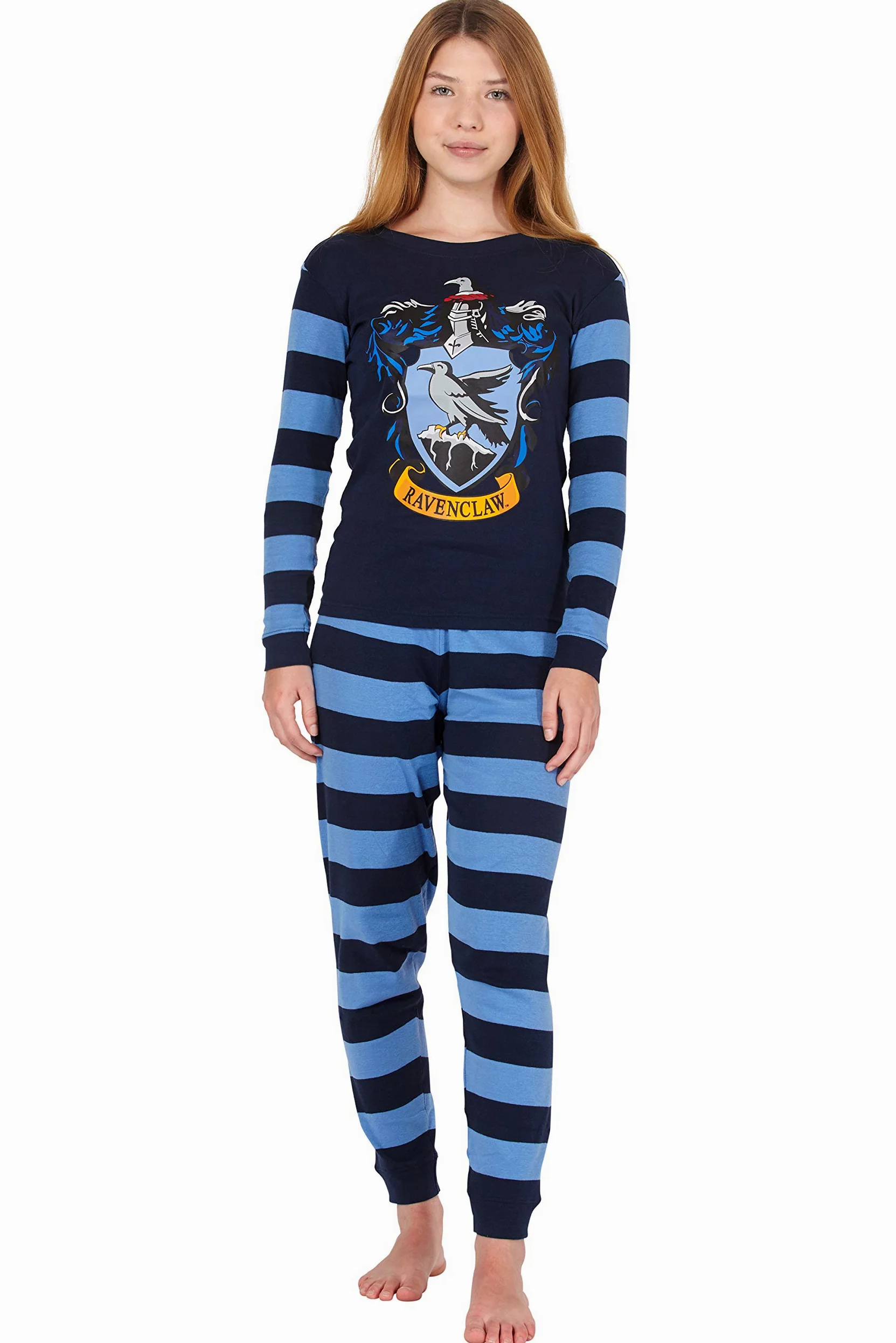 INTIMO Harry Potter Kids todas las casas Crest pijamas (Ravenclaw, 16)