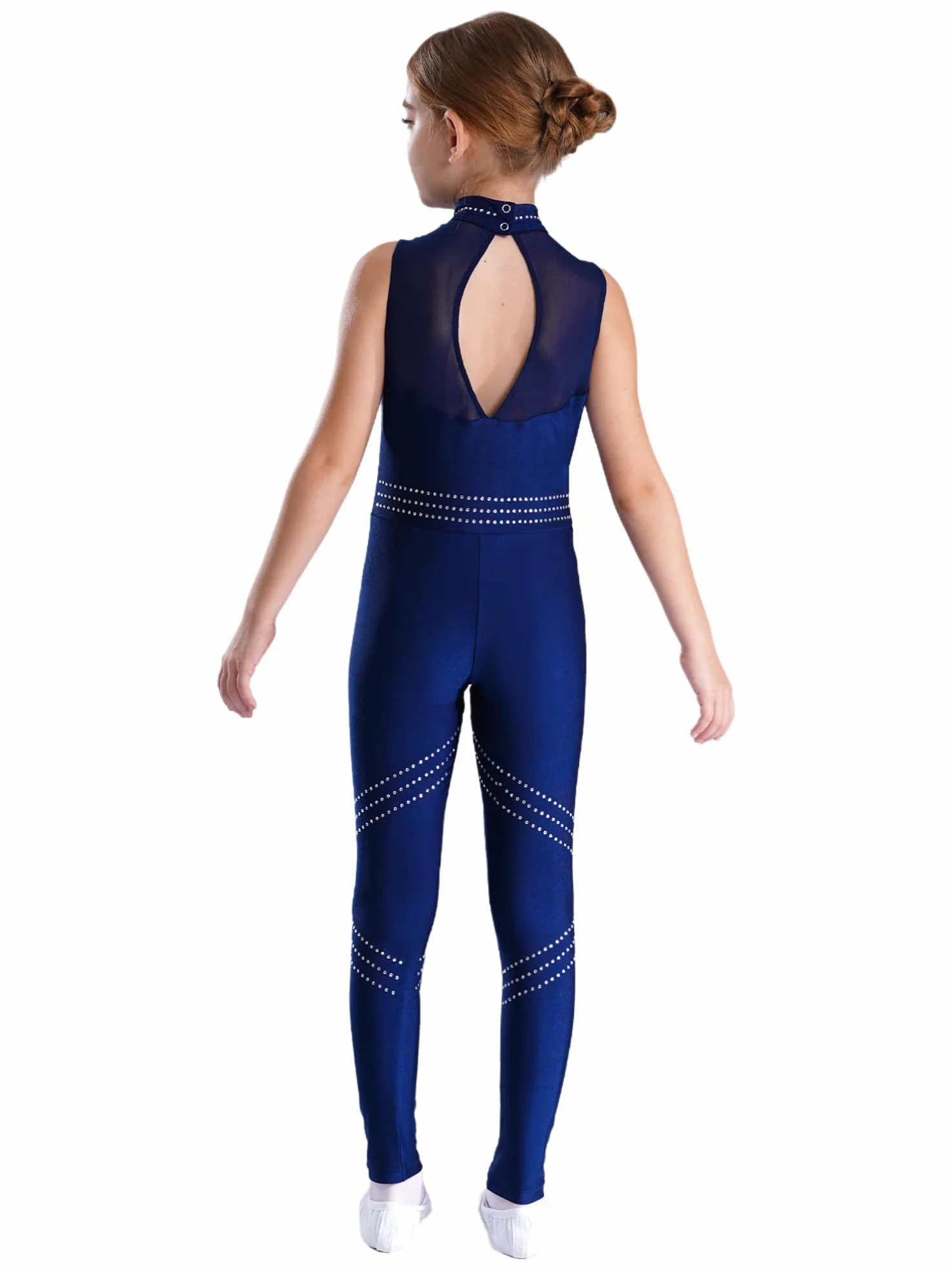 Aislor Mono De Danza Gimnasia Deportiva Para Niña Maillot De Patinaje Artístico Mono De Una Pieza Disfraz De Bailarina Actuación