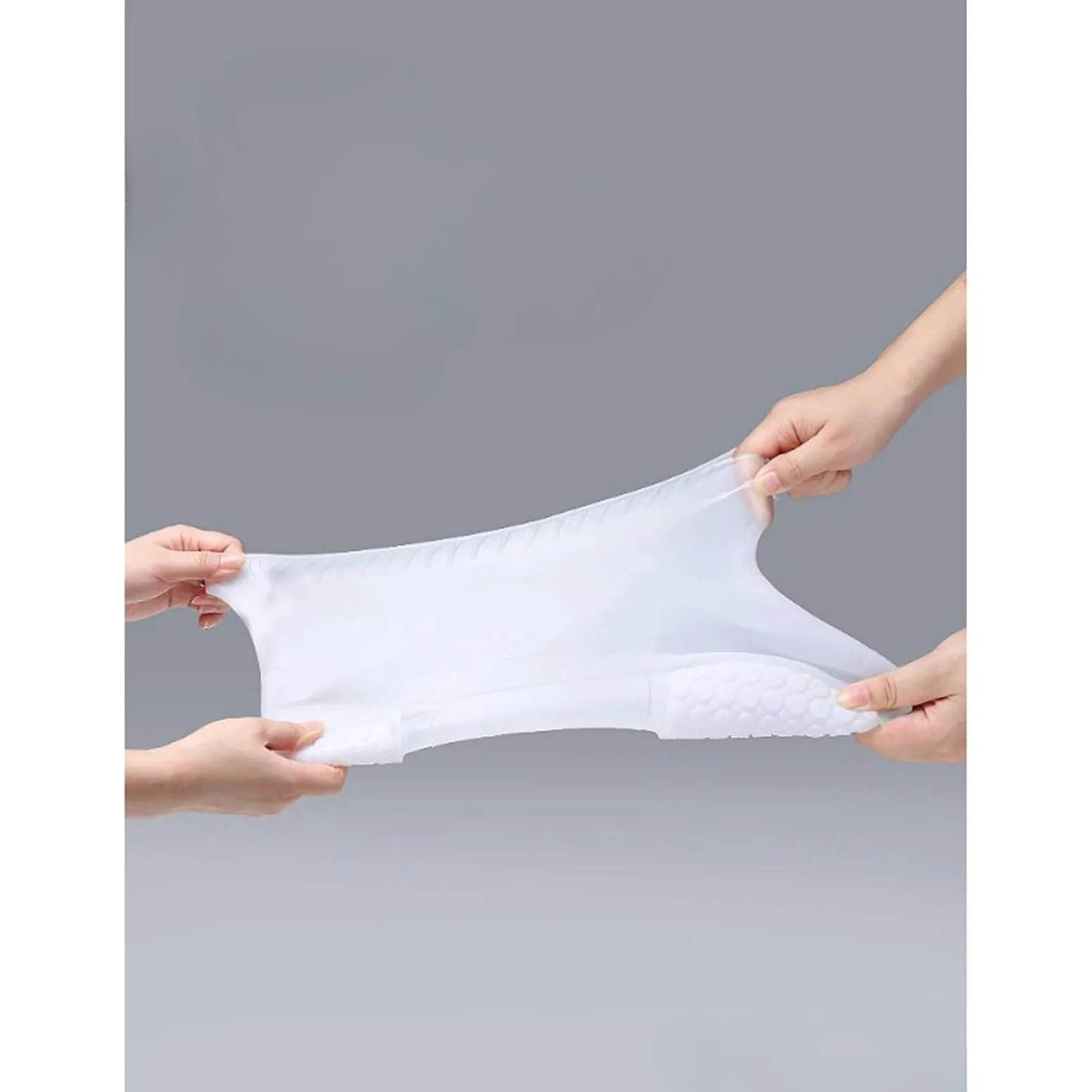 Botas de lluvia reutilizables, cubiertas for zapatos contra la, antideslizantes, silicona, resistentes al agua, for días lluviosos, 3 pares para Protección
