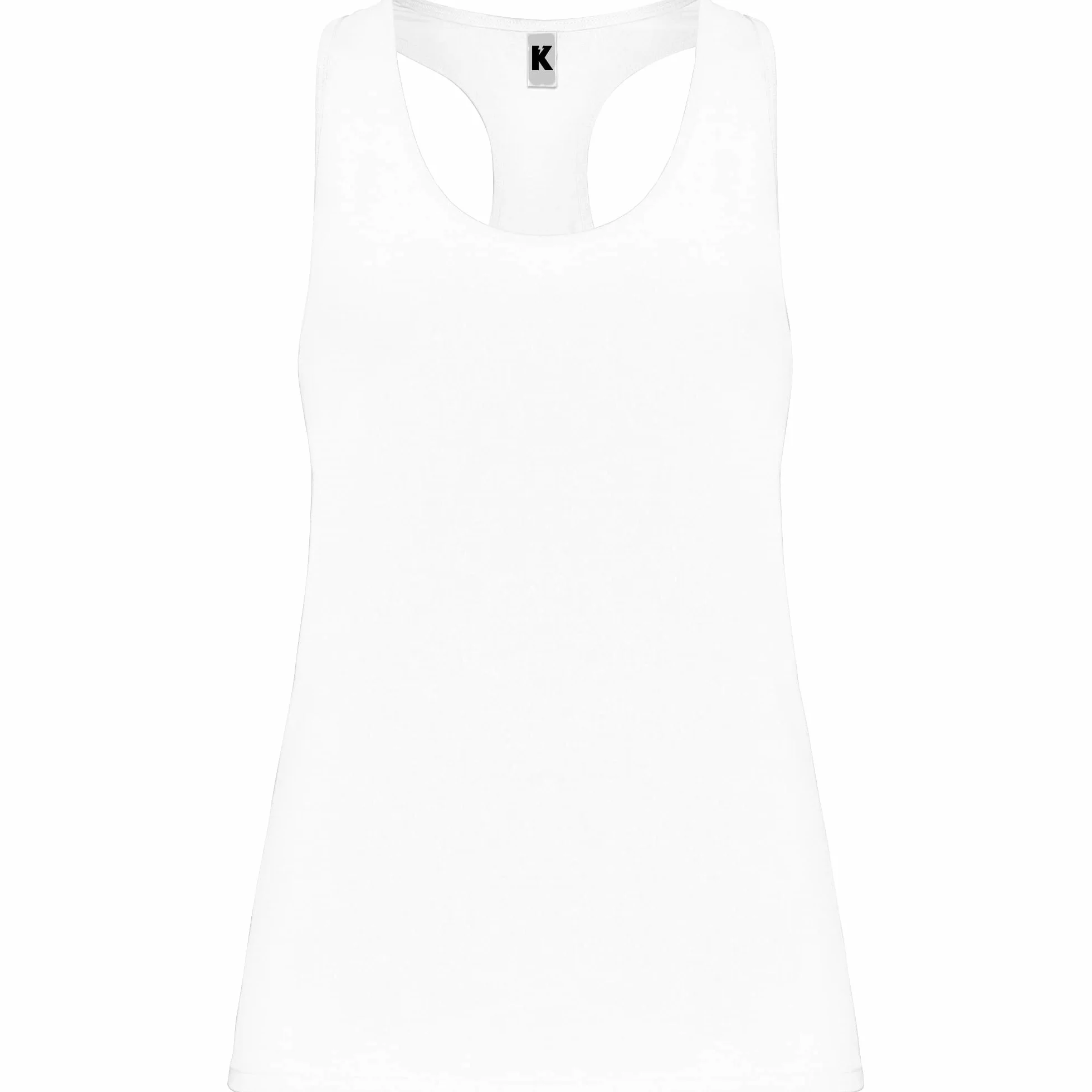 Camiseta Tirantes para niñas Deportistas - Camiseta Interior elástica Entallada Espalda Estilo nadadora, cómoda, Lisa y Suave