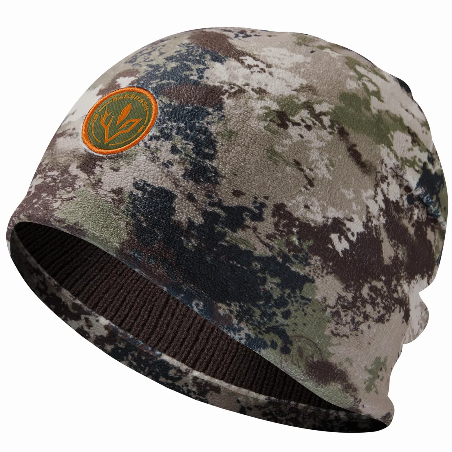 Bassdash Gorro de Invierno de Polar Resistente al Viento y Reversible, Caliente y Grueso, Ajuste Elástico para Hombres y Mujeres, Sombrero de Pescador Unisex con Borde Ajustable