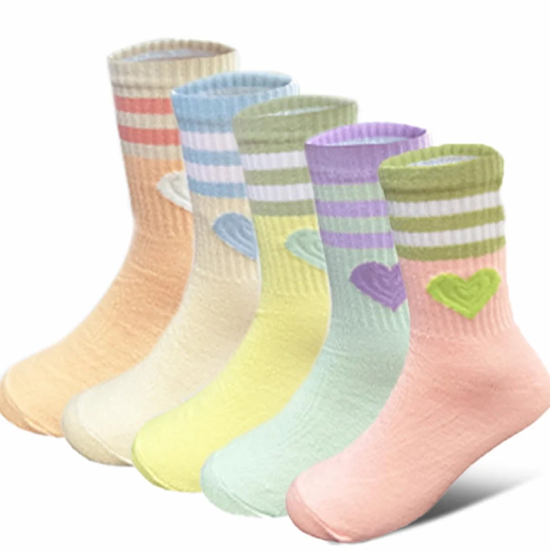 Calcetines Deporte Niña, 6 Pares 35-38,Calcetines Deportivos, Calcetines Coloridos, Calcetines Sin Costuras, Für 8-12 Años Niños