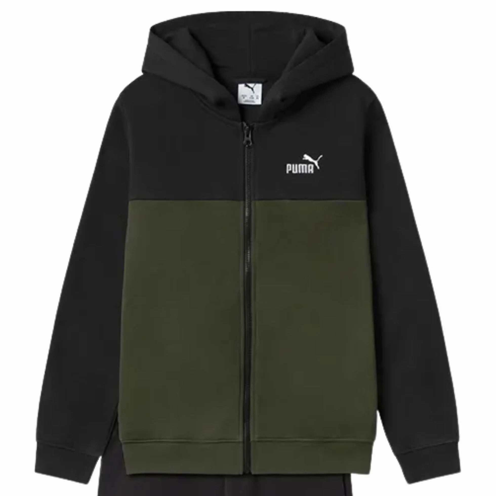 Puma Chándal de niño con capucha y cremallera negra Código 692204-70