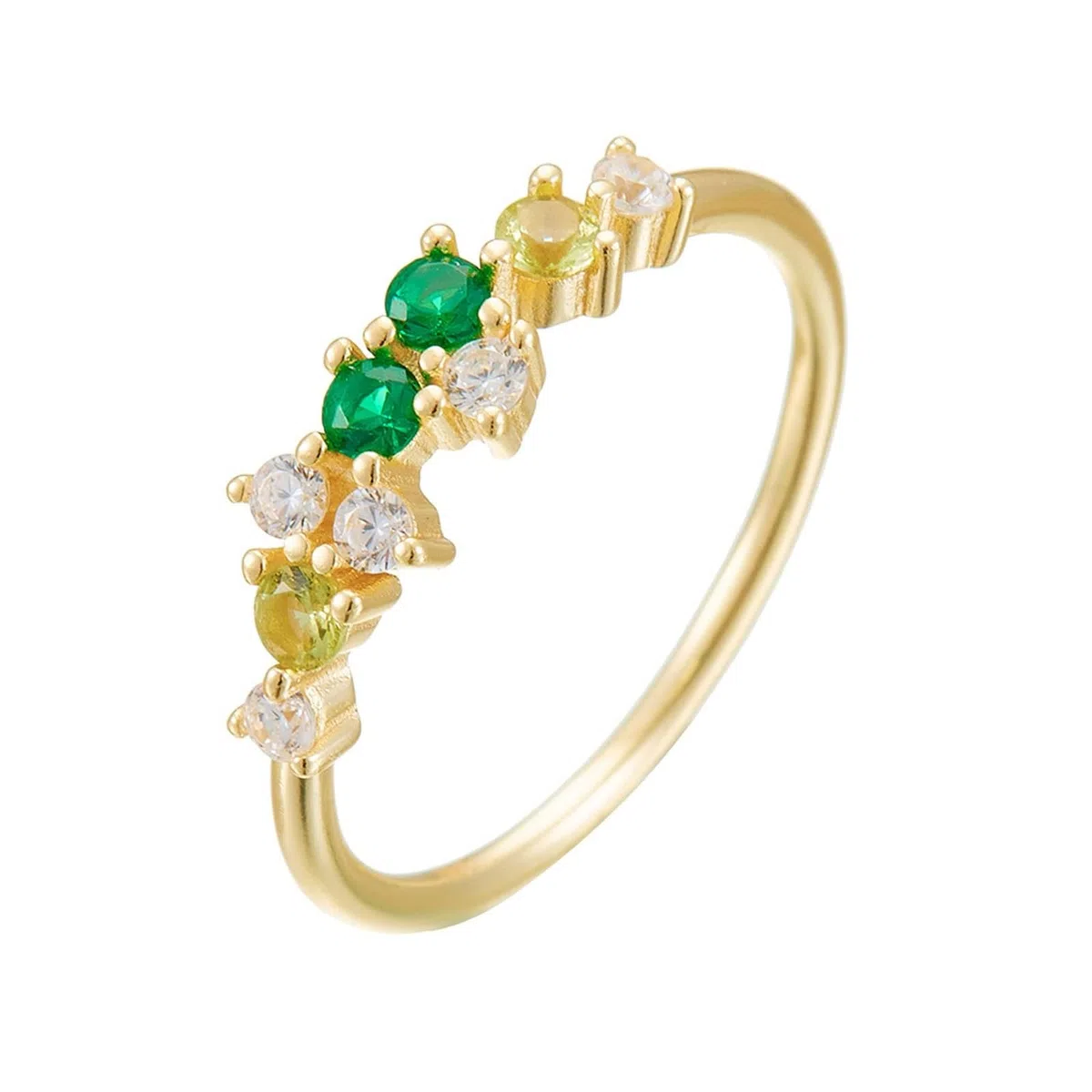 Anillo de compromiso de oro blanco Au 375/585/750, anillo de compromiso con moissanita, anillo de oro real de 9 K/14 K/18 K, oro blanco, talla 47-65