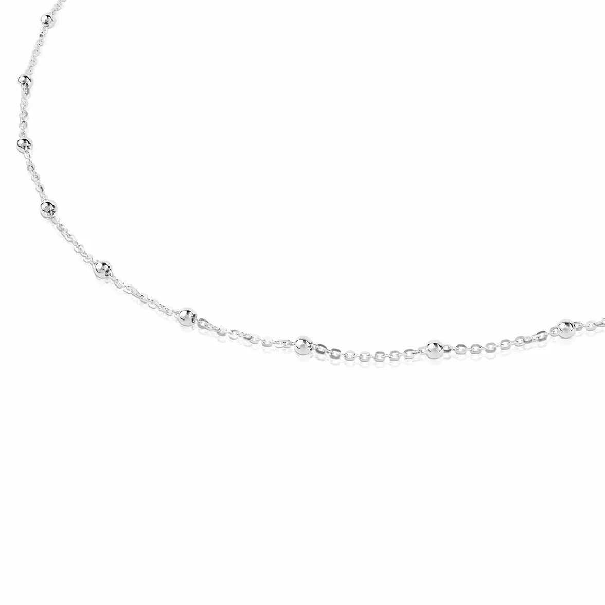 TOUS Gargantilla Plata Primera Ley Mujer Bolas Intercaladas Colección CHAIN