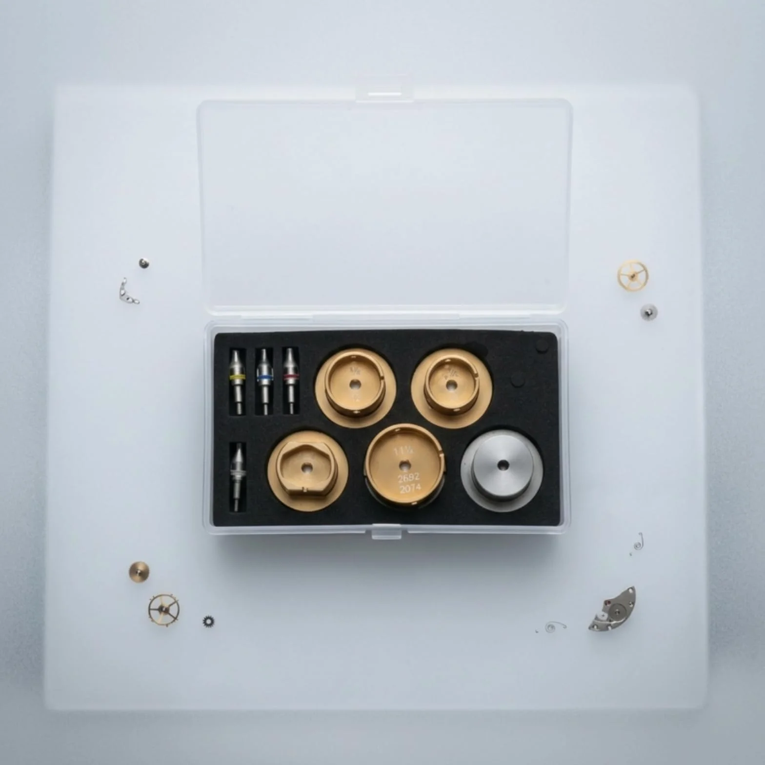 Herramienta Reparación Relojes con Estuche Profesional Kit Herramientas Reloj Preciso Kit Reloj para Relojeros, Aficionados