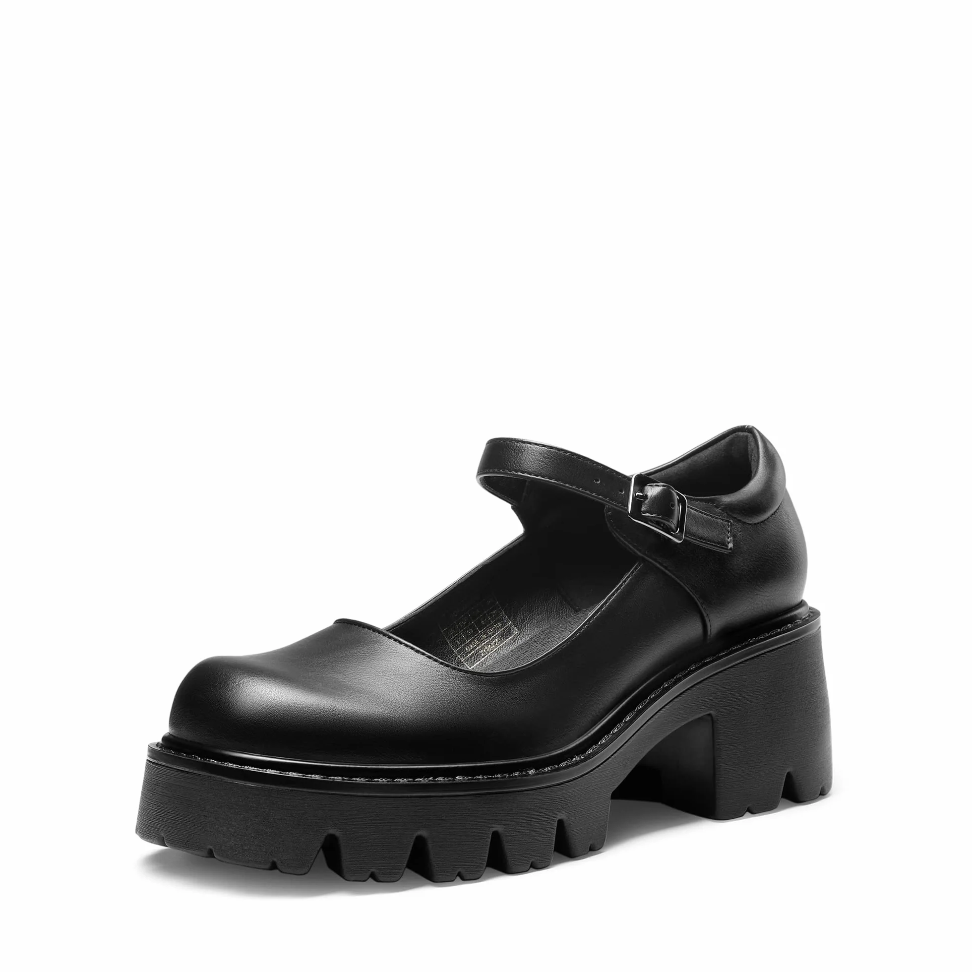 DREAM PAIRS Mary Jane Mujer Zapatos de Tacón Ancho Cómodos con Plataforma Lolita Japonesa