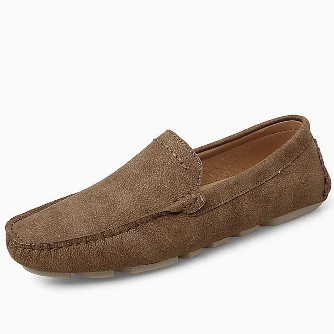 Mocasines para Hombre de Cuero Moda Slip-on Shoes Driver Shoes Casual Flat Shoes 38-49 EU