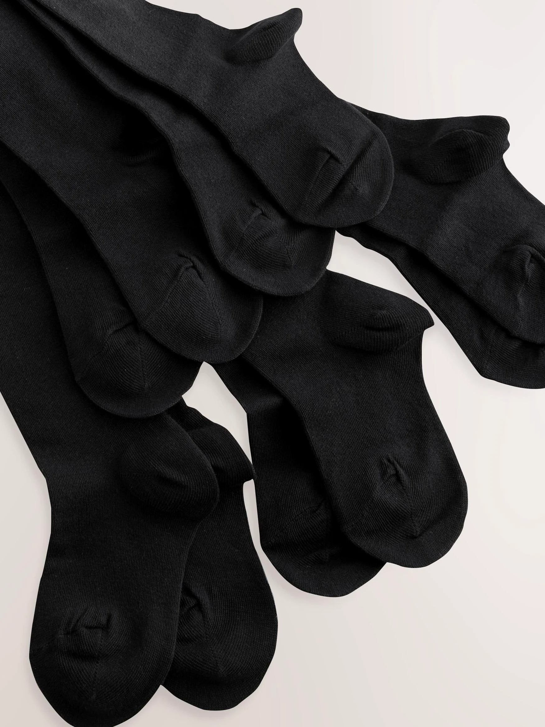 NEXT Niñas Pack de 5 pares de medias escolares con alto contenido de algodón