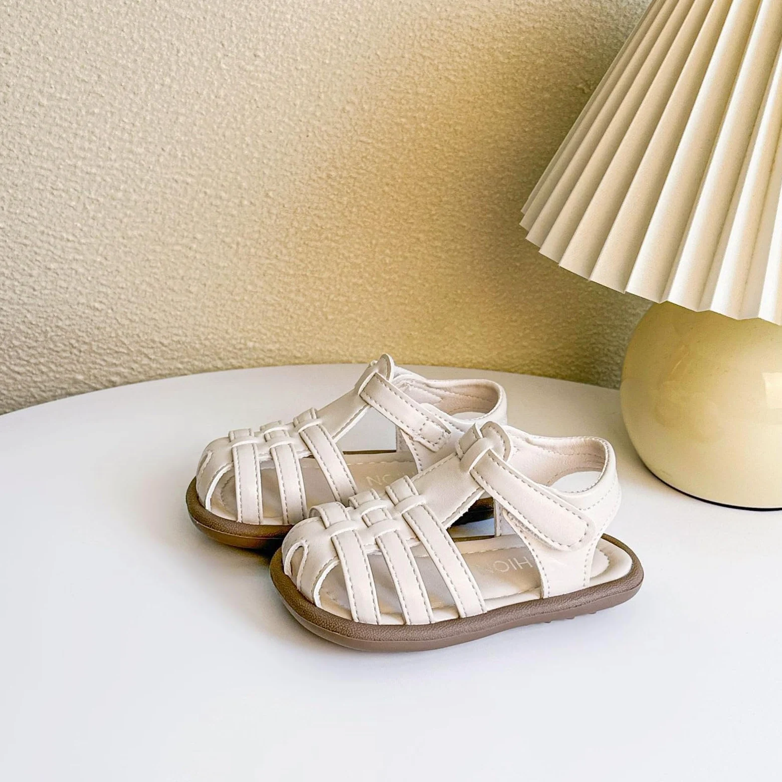 YHQZNLXQ Generisch Sandalias para niña, Zapatos Romanos Informales para Exteriores, Suela Suave, Transpirables, cómodos, Verano, Primavera, Primeros Zapatos para Caminar
