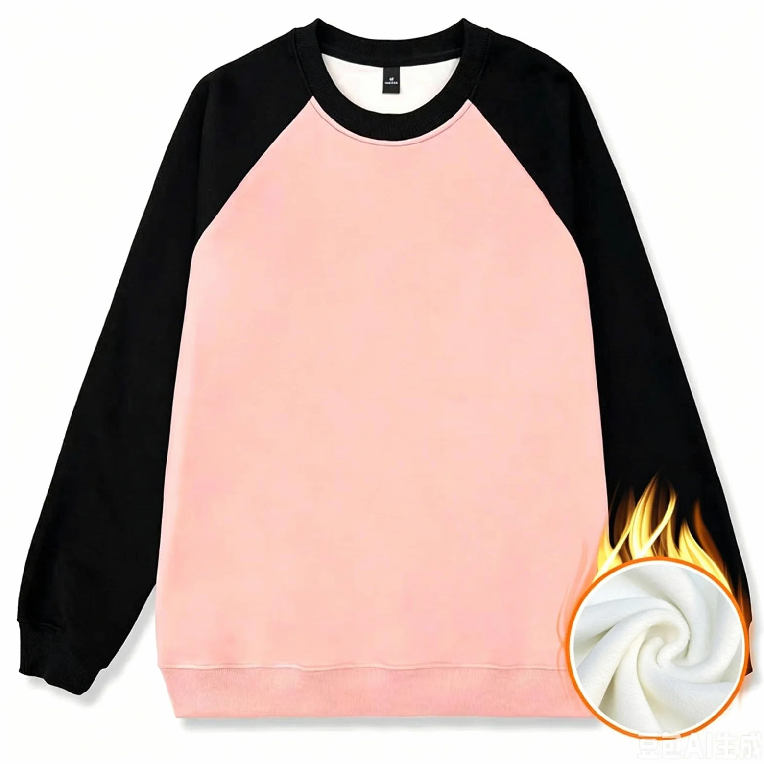 Sudadera De Mujer Verano,Sudadera Informal de Manga Larga con Cuello Redondo y Forro Polar Cepillado.