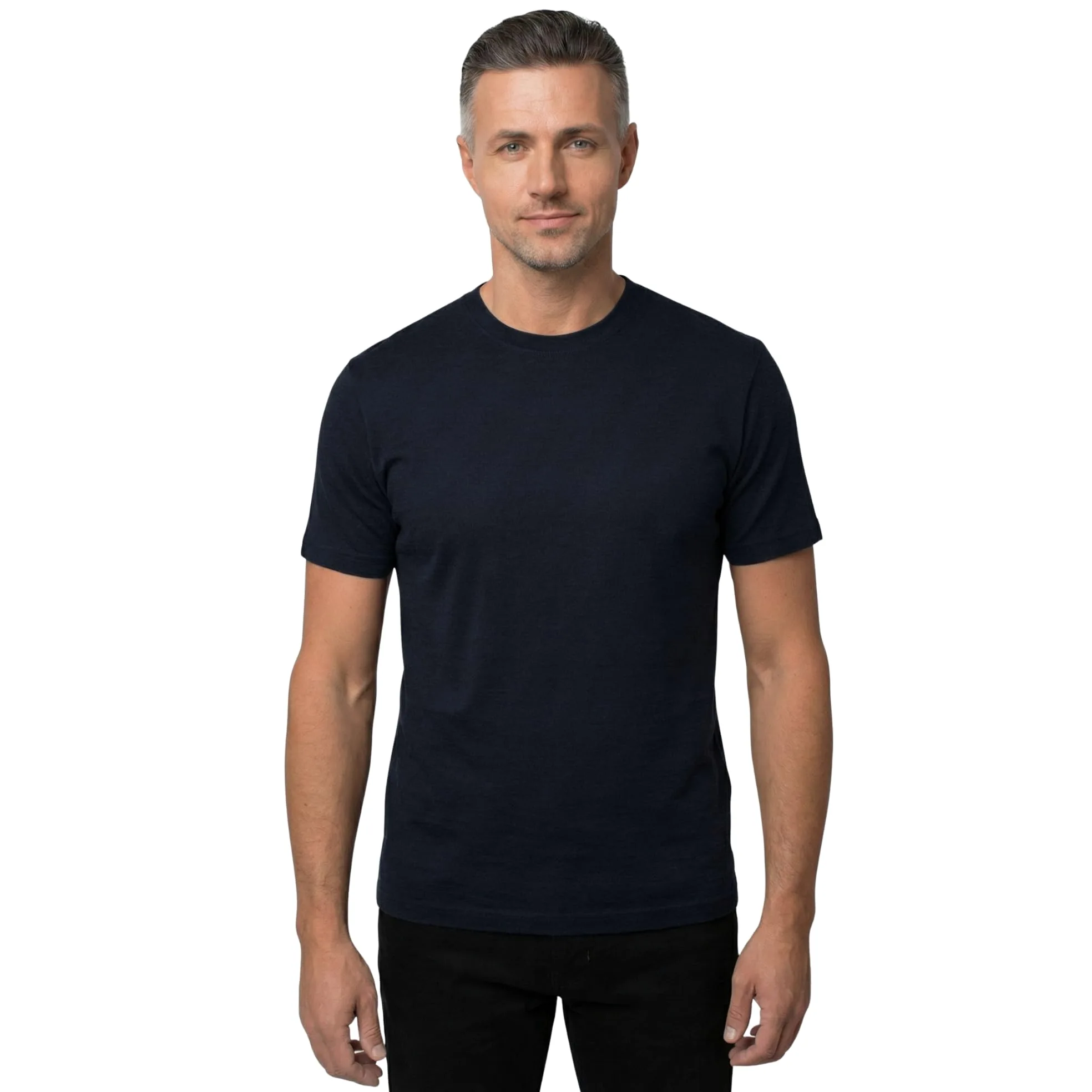 Merino.tech Camiseta Interior de Lana Merino 100% para Hombre | No pica, secado rápido, transpirable, de fácil cuidado, estilo outdoor