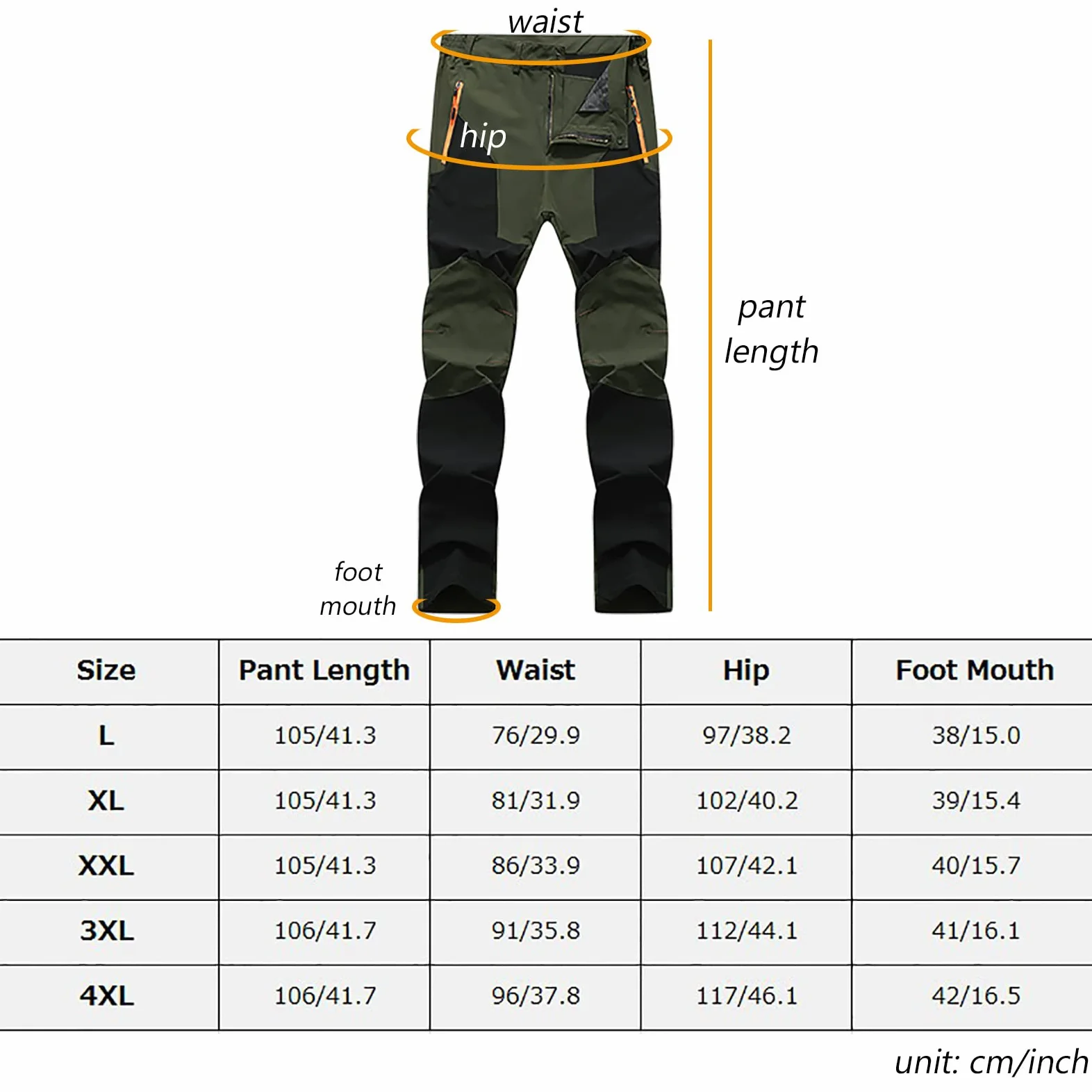 Mire Pantalon Montaña Hombre Secado Rápido Impermeable Pantalones Trekking Escalada Senderismo Acampada Transpirables y Ligeros(Size:SG,Color:Caqui)