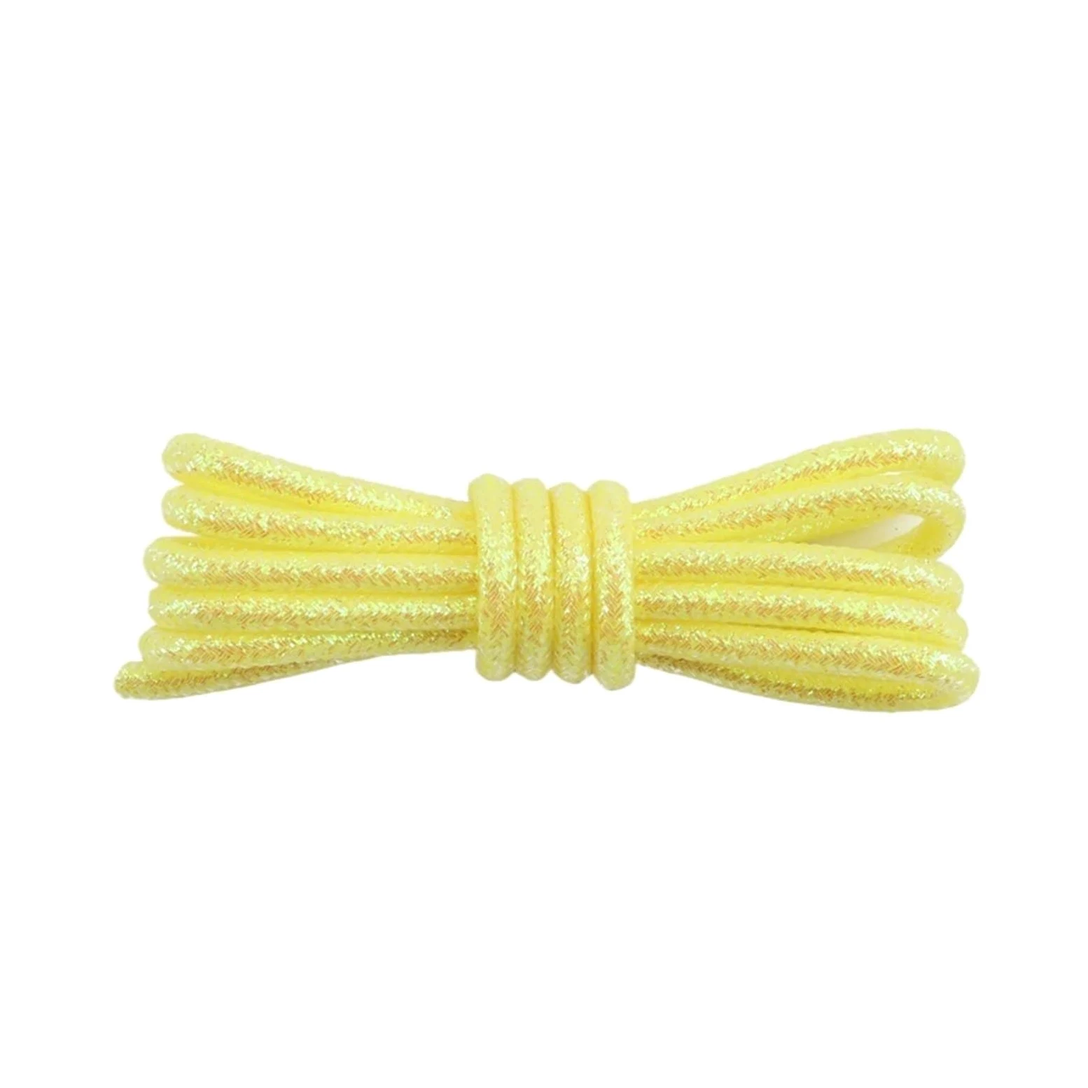 5 pares de cordones redondos con purpurina for zapatillas, modernos y coloridos, en blanco brillante Para Zapatillas Deportivas