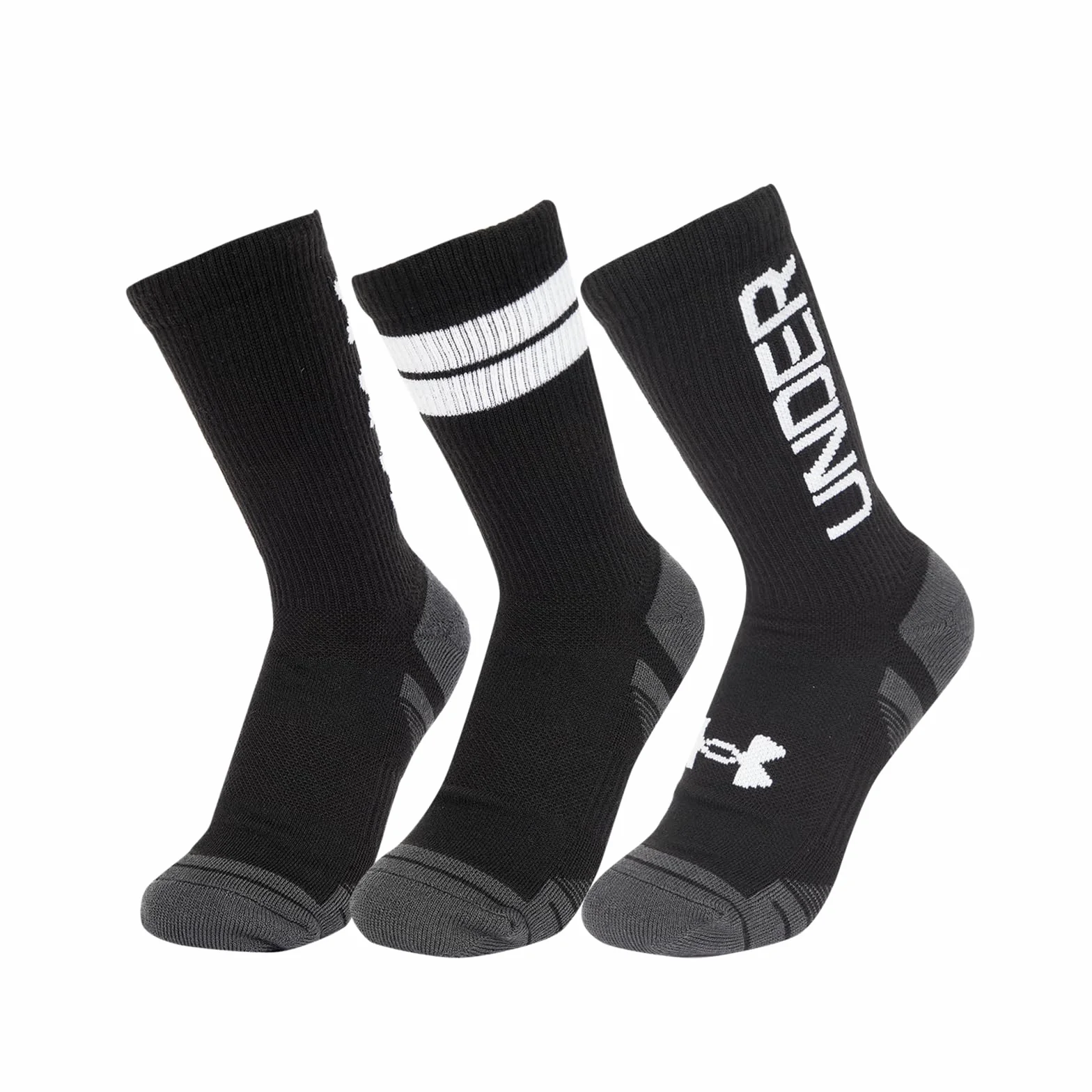 Under Armour UA Perf Tech Nov 3pk Crew Tecnología de rendimiento Unisex adulto