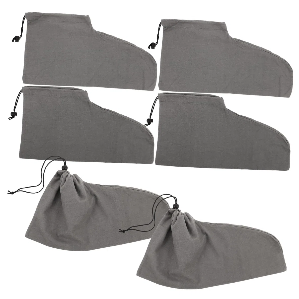 Gatuida 6piezas Bolsa de Viaje para Zapatos de Bolsas de Tela Cierre de Cordón para Viajes Hogar Equipaje Botas y Zapatillas