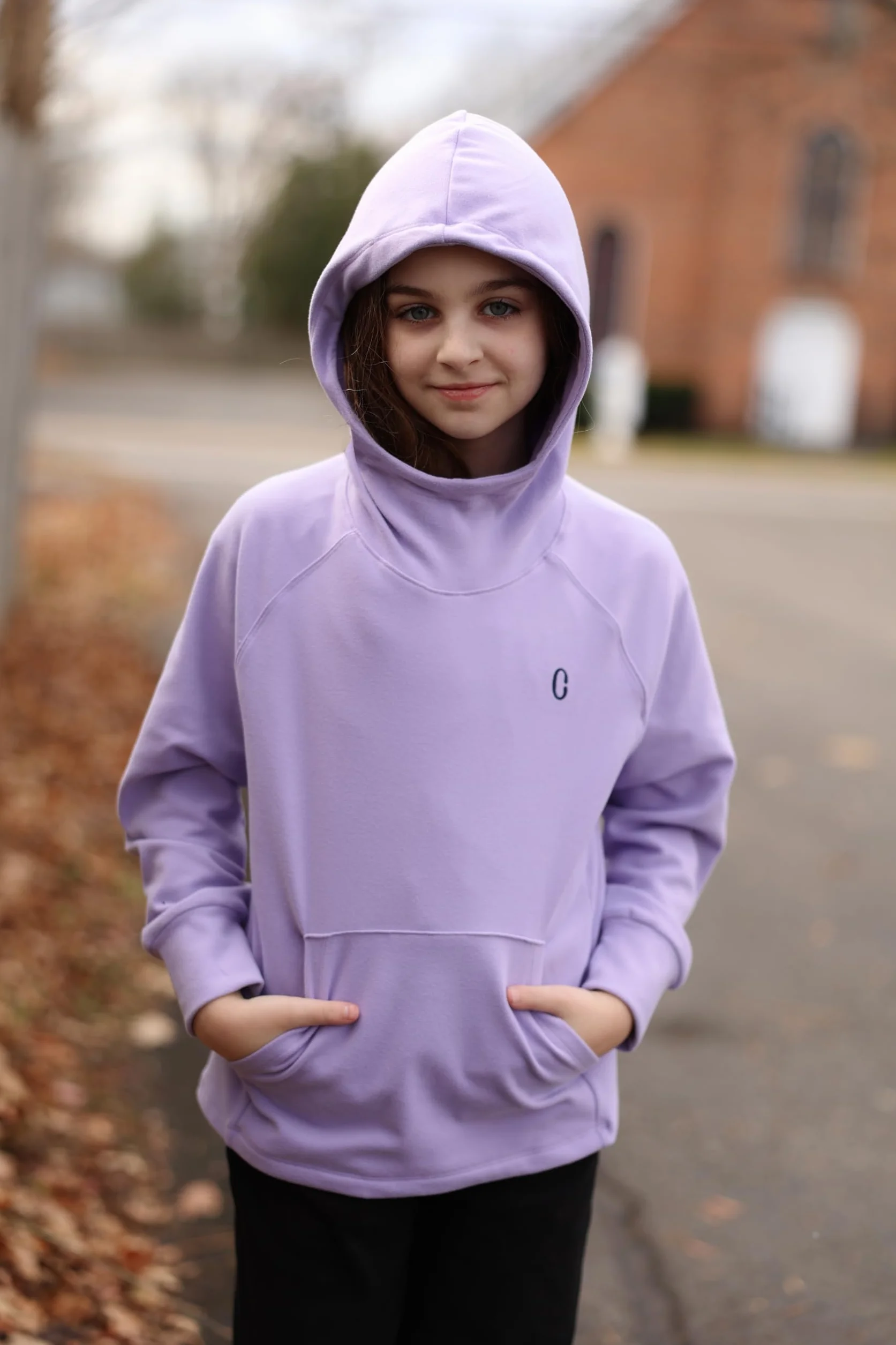 Rolanko Sudaderas con Capucha de Forro Polar para Niñas Manga Larga Pulóver Ligero y Cómodo con Capucha y con Bolsillo, Ropa Deportiva Cálida para Niños