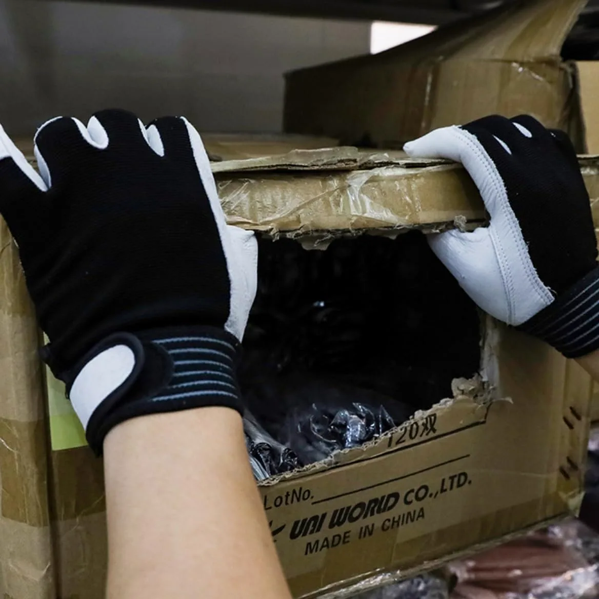 RUVOO Guantes Running Guantes Gruesos For El Manejo De Trabajos En Obras, Guantes For Ciclismo Al Aire Libre Guantes Deporte Hombre