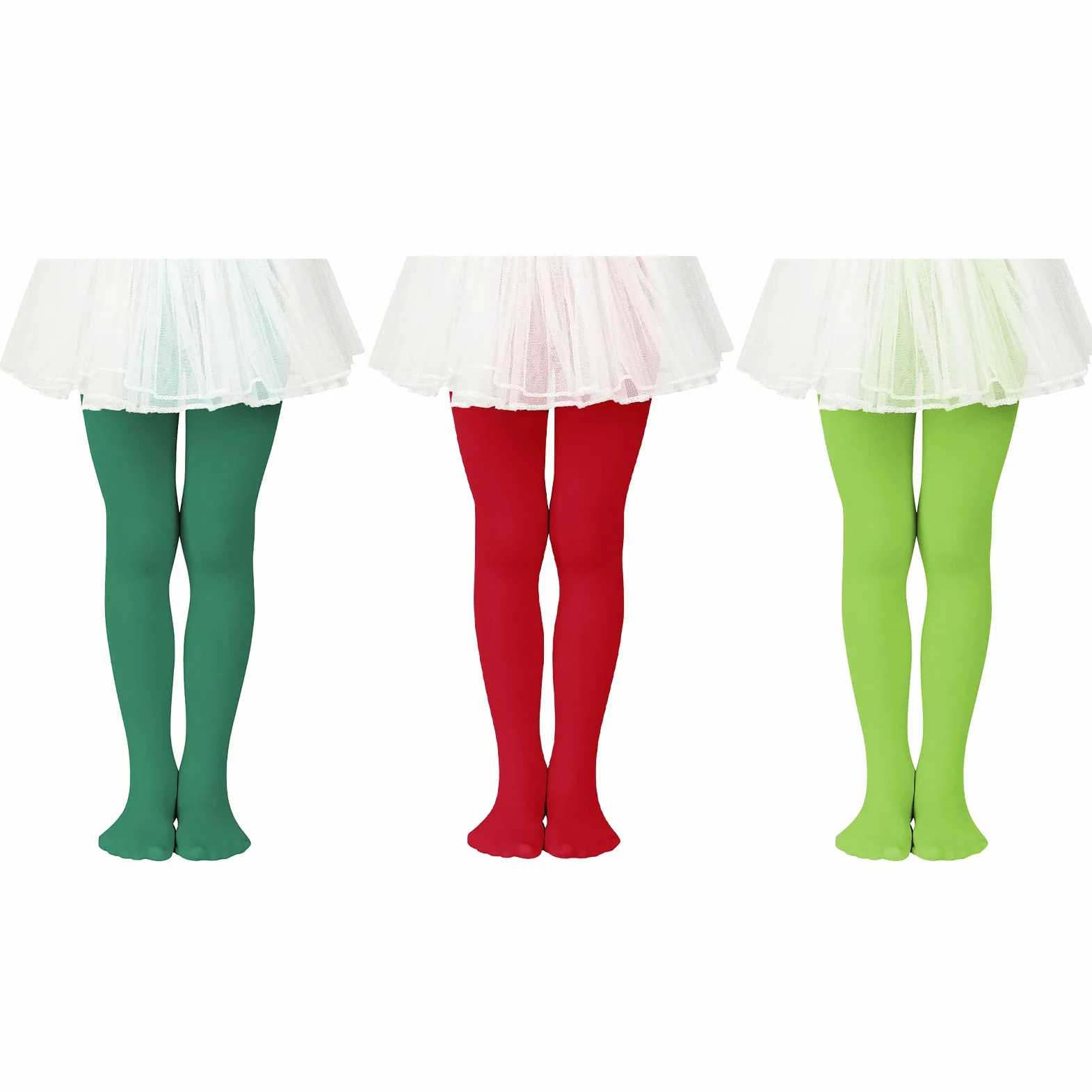 American Trends Mallas de baile para niñas, medias de ballet para niñas, uniforme escolar, leggings para niños
