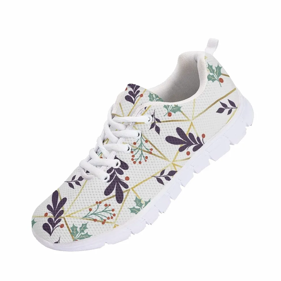 Amzbeauty Zapatos de correr de malla con diseño de Hawaii para hombre, para hombre, informales, para caminar, 6-13UK, Flor de la selva, 43 1/3 EU