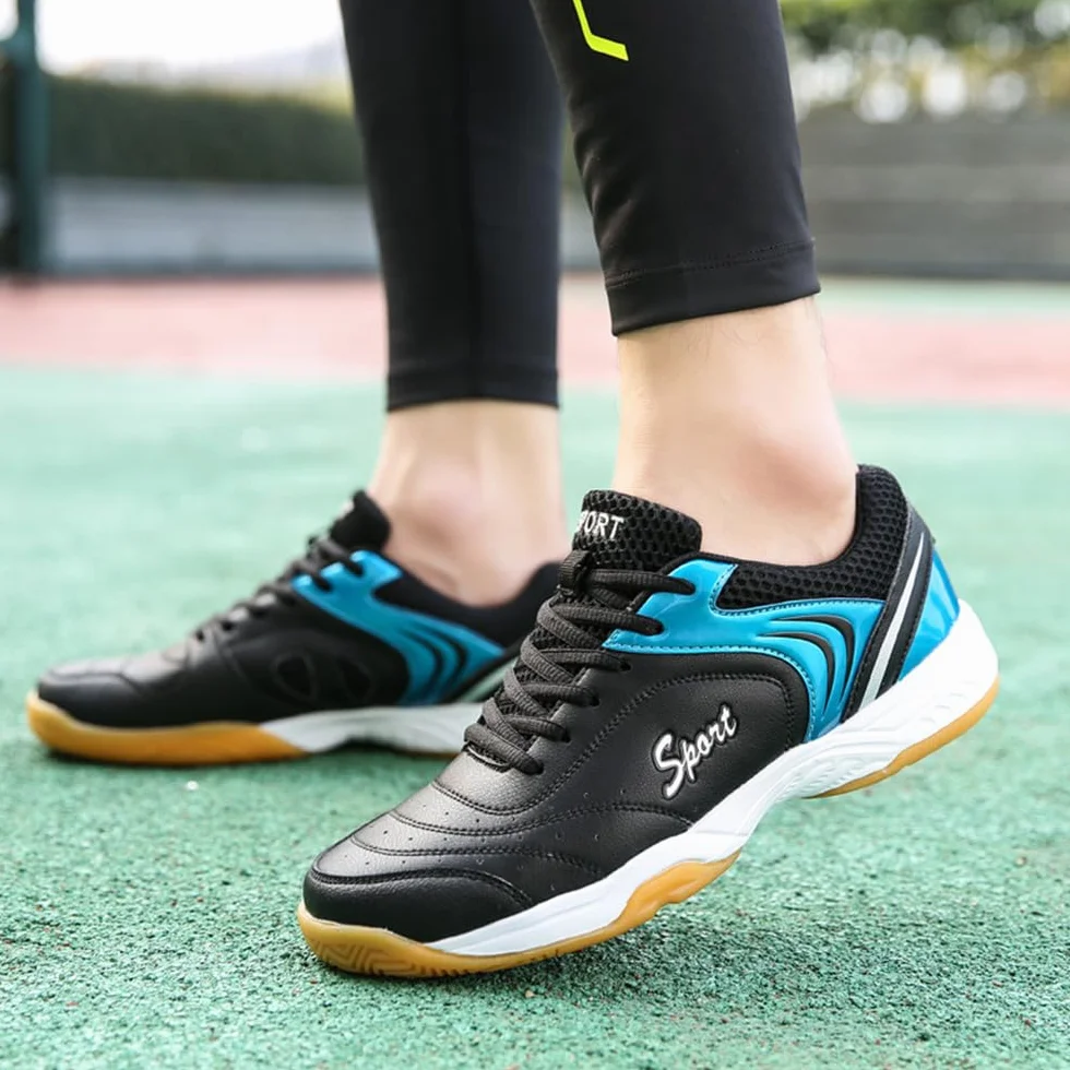 Hixingo Anti-Slip Zapatillas Deportivas Hombre, Transpirable Entrenamiento Corte Zapatillas Hombre, Zapatillas Running Hombre de Bádminton Tenis, Interior Exterior Deportivas Hombre